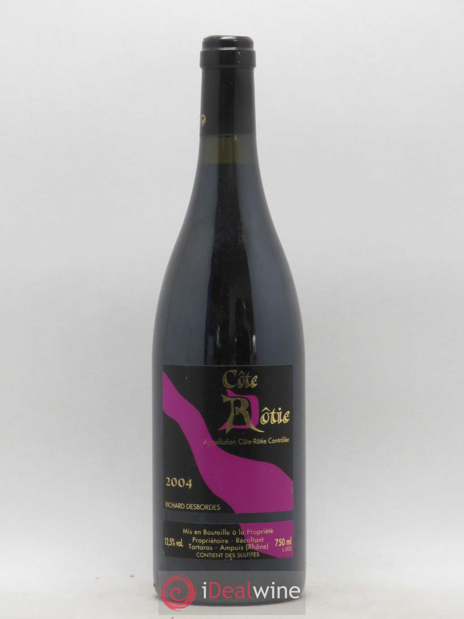 Côte-Rôtie Richard Desbordes 2004 - Posten von 1 Flasche - 0
