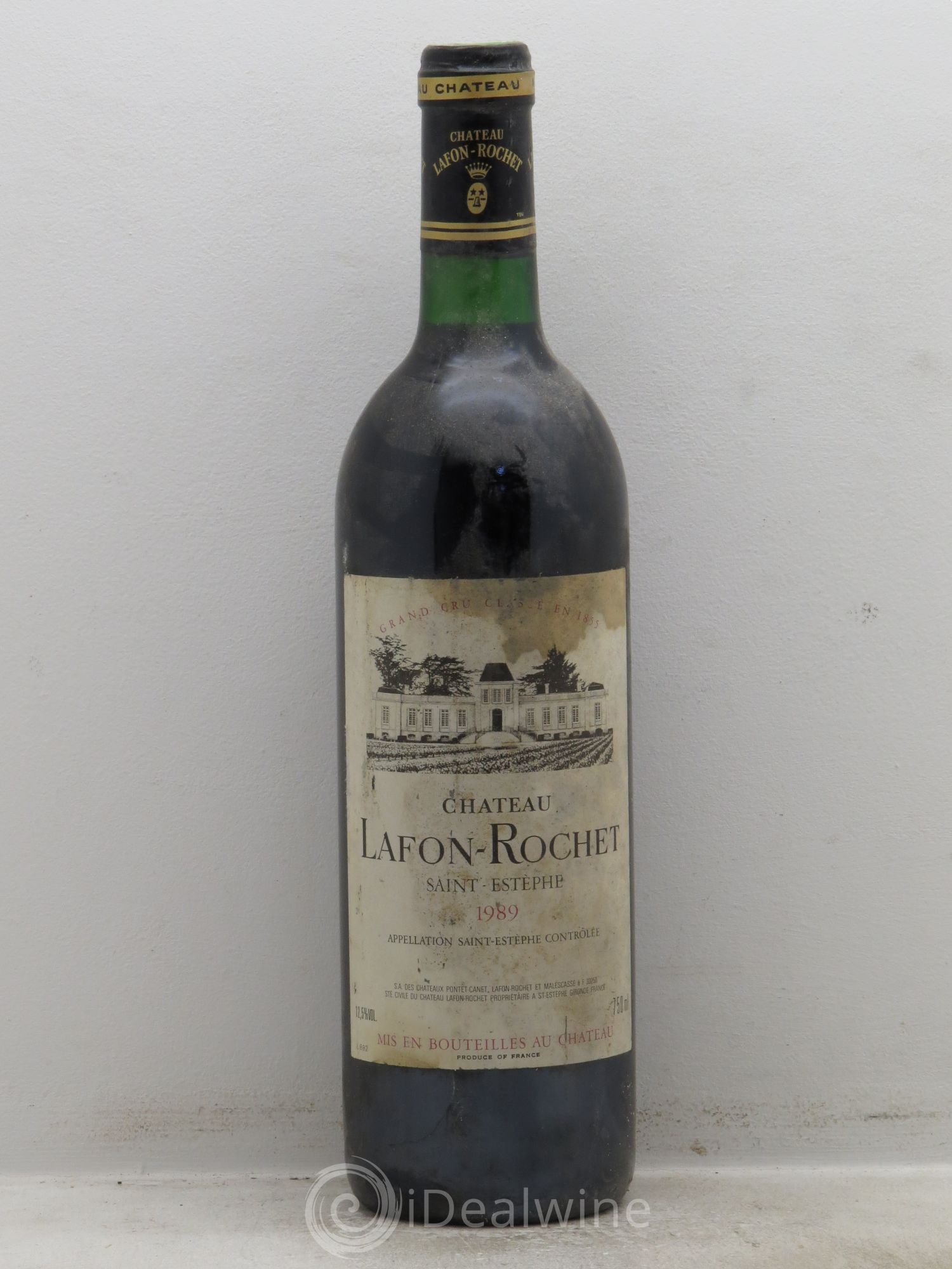 Château Lafon Rochet 4ème Grand Cru Classé 1989 - Lot de 12 bouteilles - 0