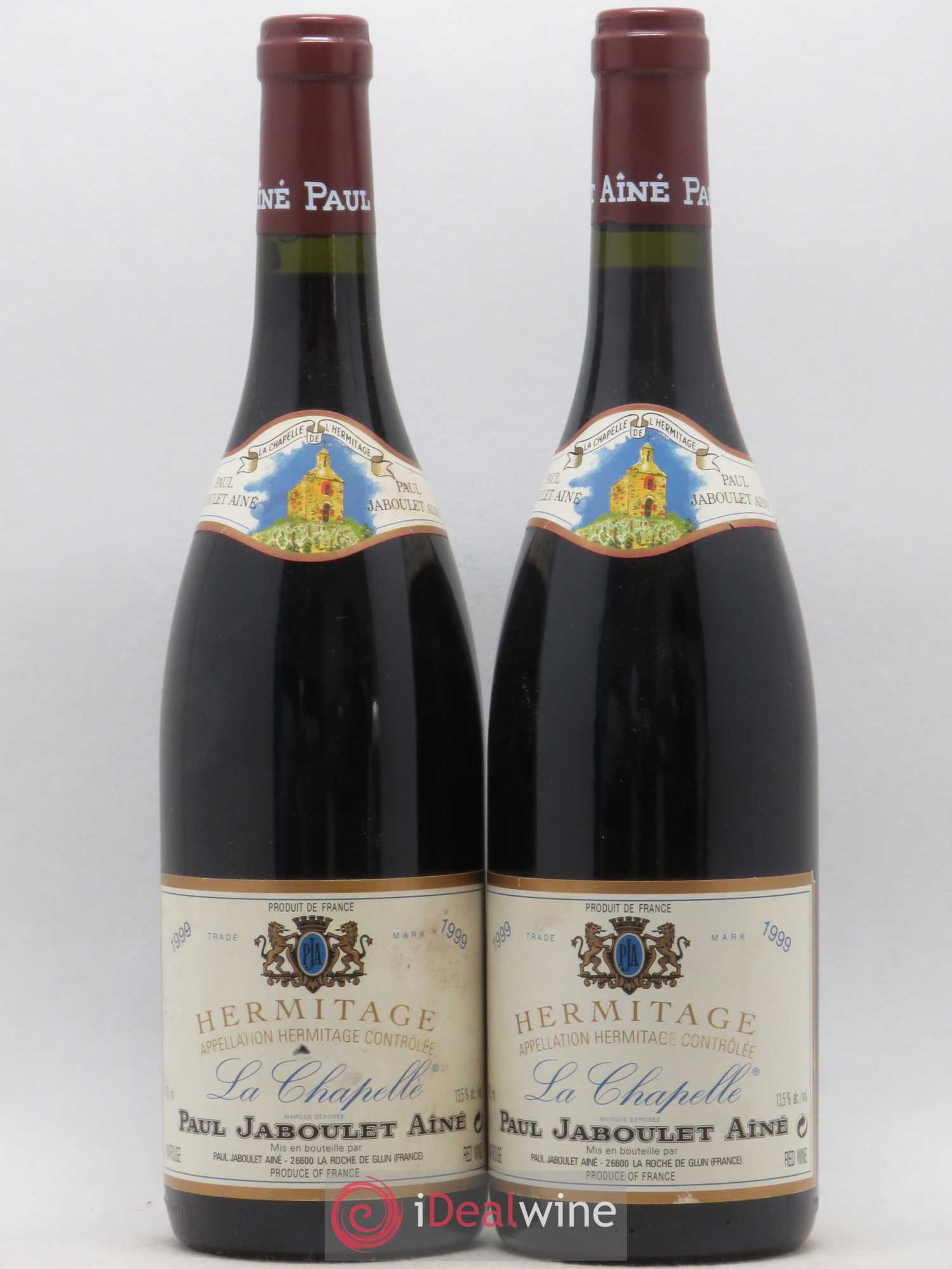 Hermitage La Chapelle Paul Jaboulet Ainé 1999 - Lot de 2 bouteilles - 0
