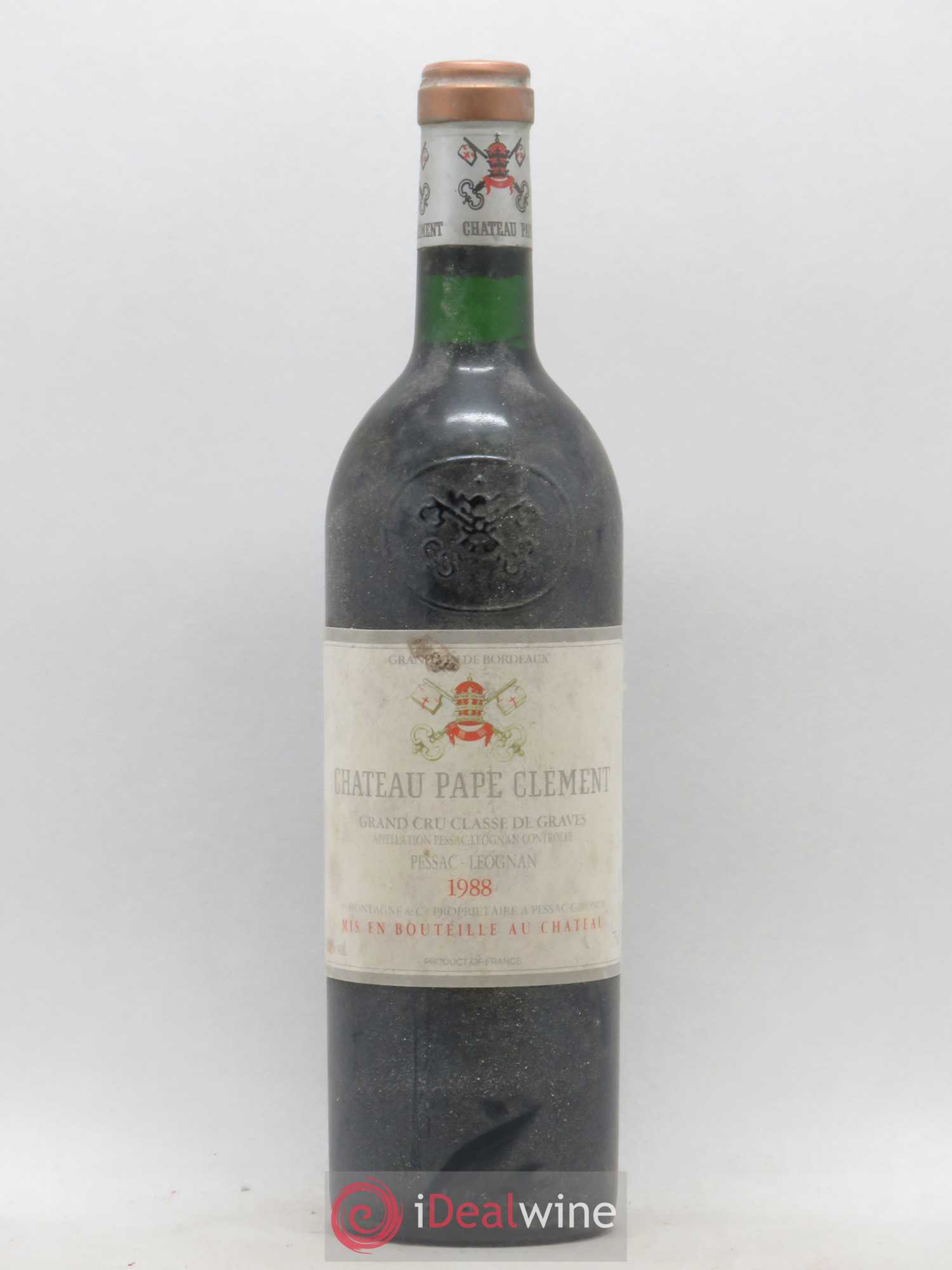 Château Pape Clément Cru Classé de Graves 1988 - Lot de 1 bouteille - 0