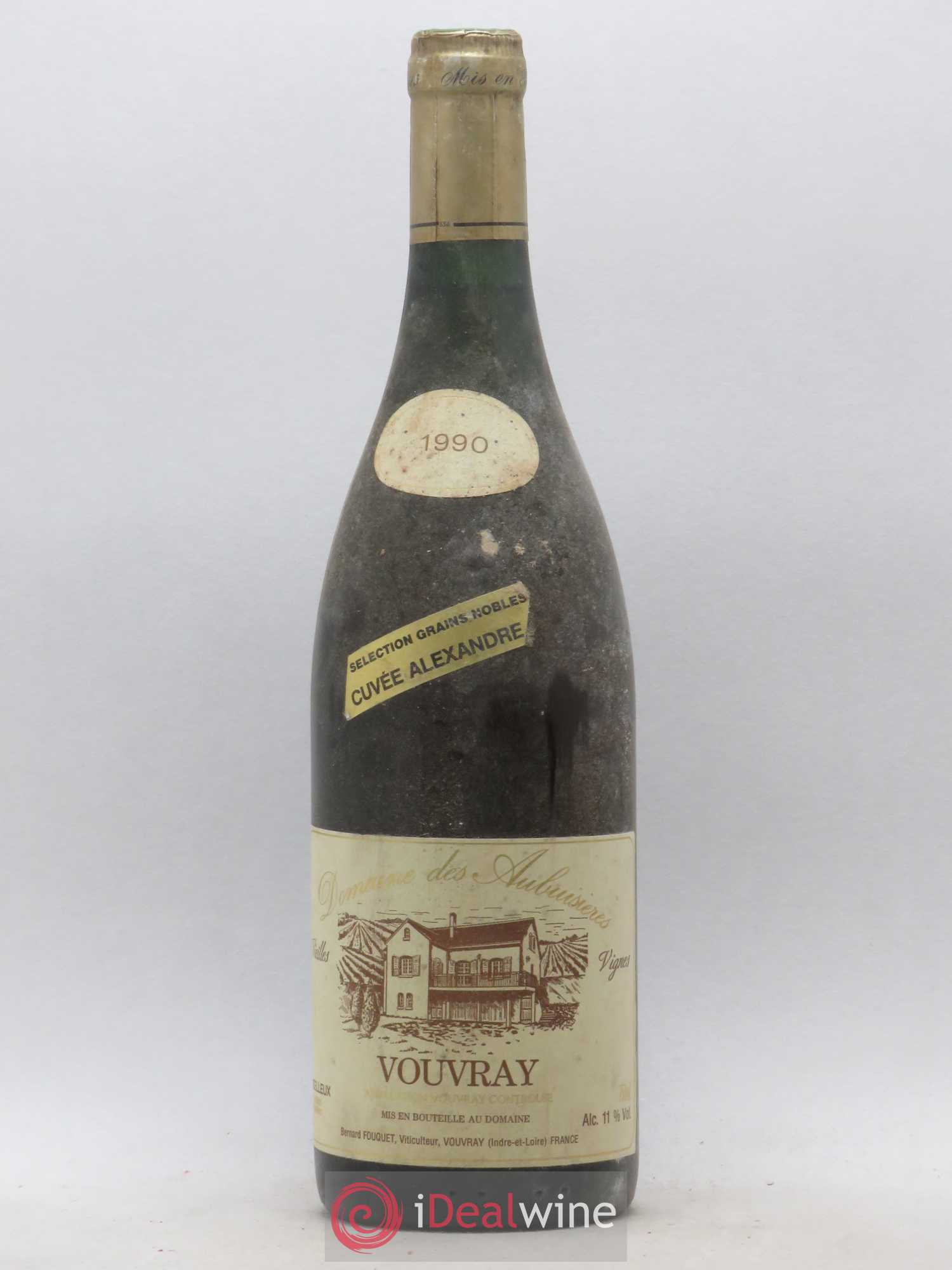 Vouvray Vieilles vignes Selection Grains Nobles Cuvee Alexandre Domaine Des Aubuisieres 1990 - Posten von 1 Flasche - 0
