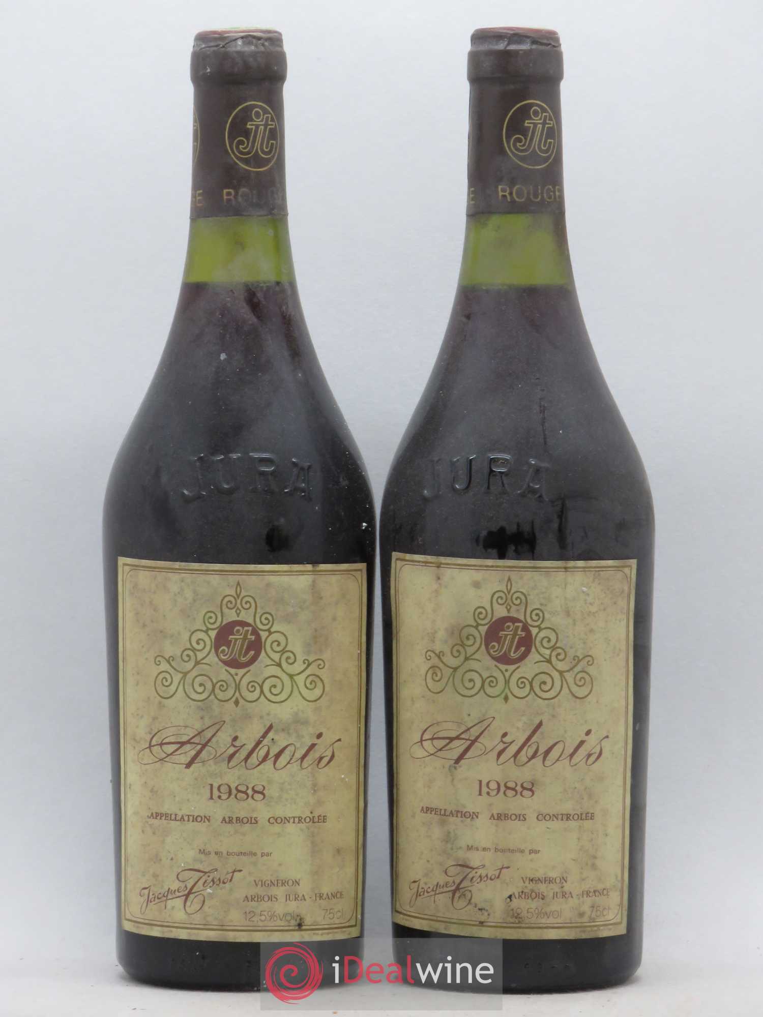 Arbois Jacques Tissot (sans prix de réserve) 1988 - Posten von 2 Flaschen - 0