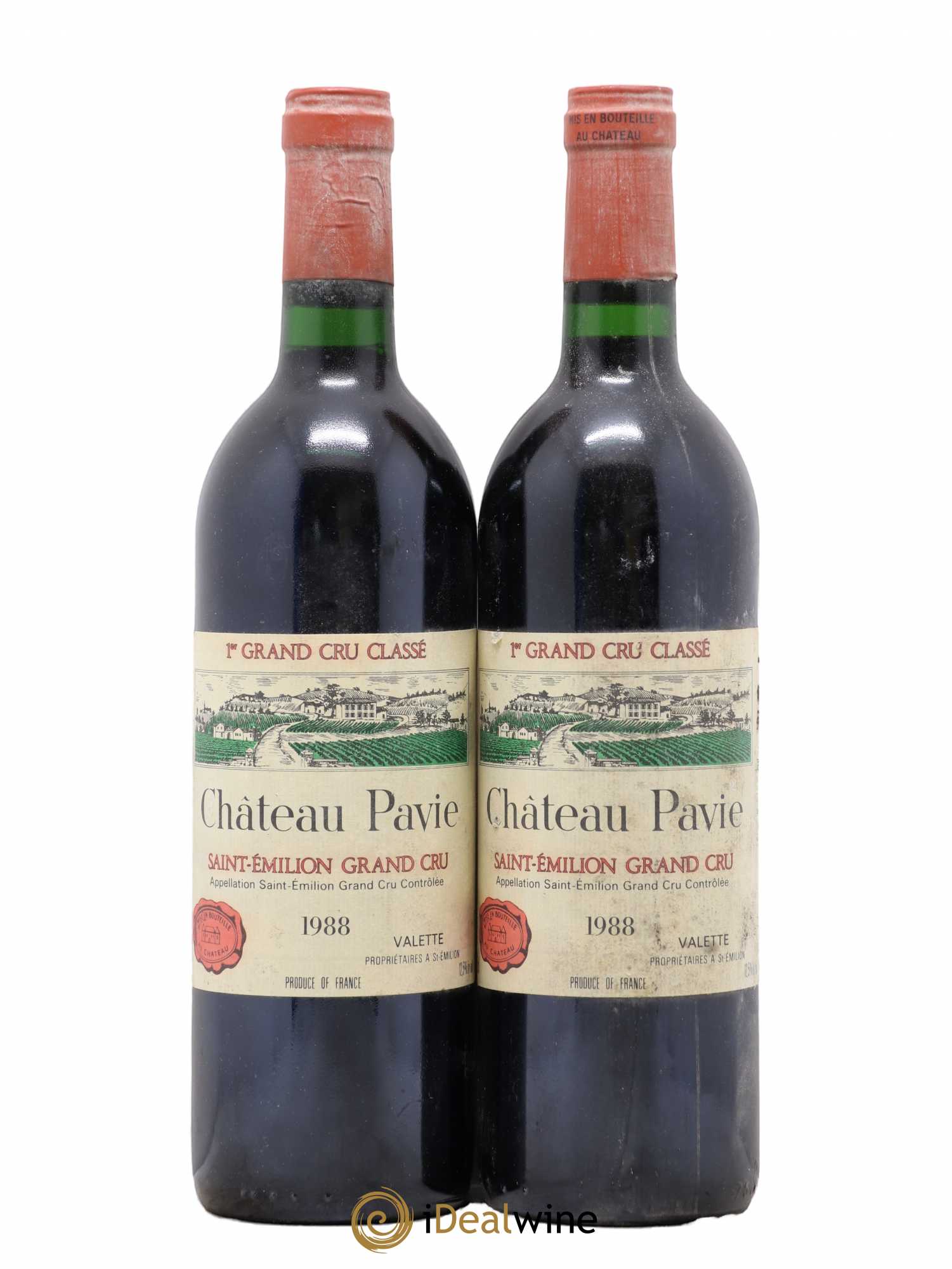 Château Pavie 1er Grand Cru Classé A 1988 - Lot de 2 bouteilles - 0