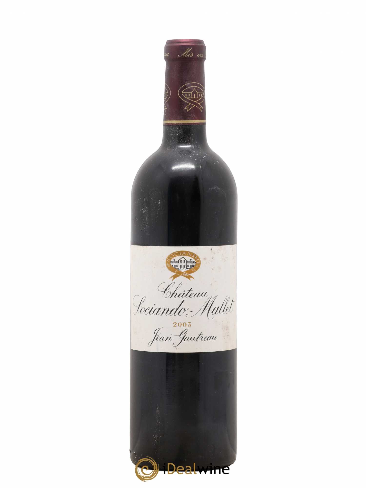 Château Sociando Mallet 2003 - Lot de 1 bouteille - 0