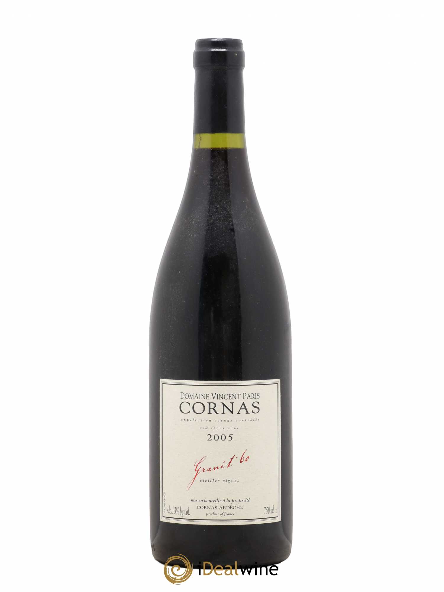 Cornas Granit 60 Vieilles Vignes Vincent Paris 2005 - Lot de 1 bouteille - 0