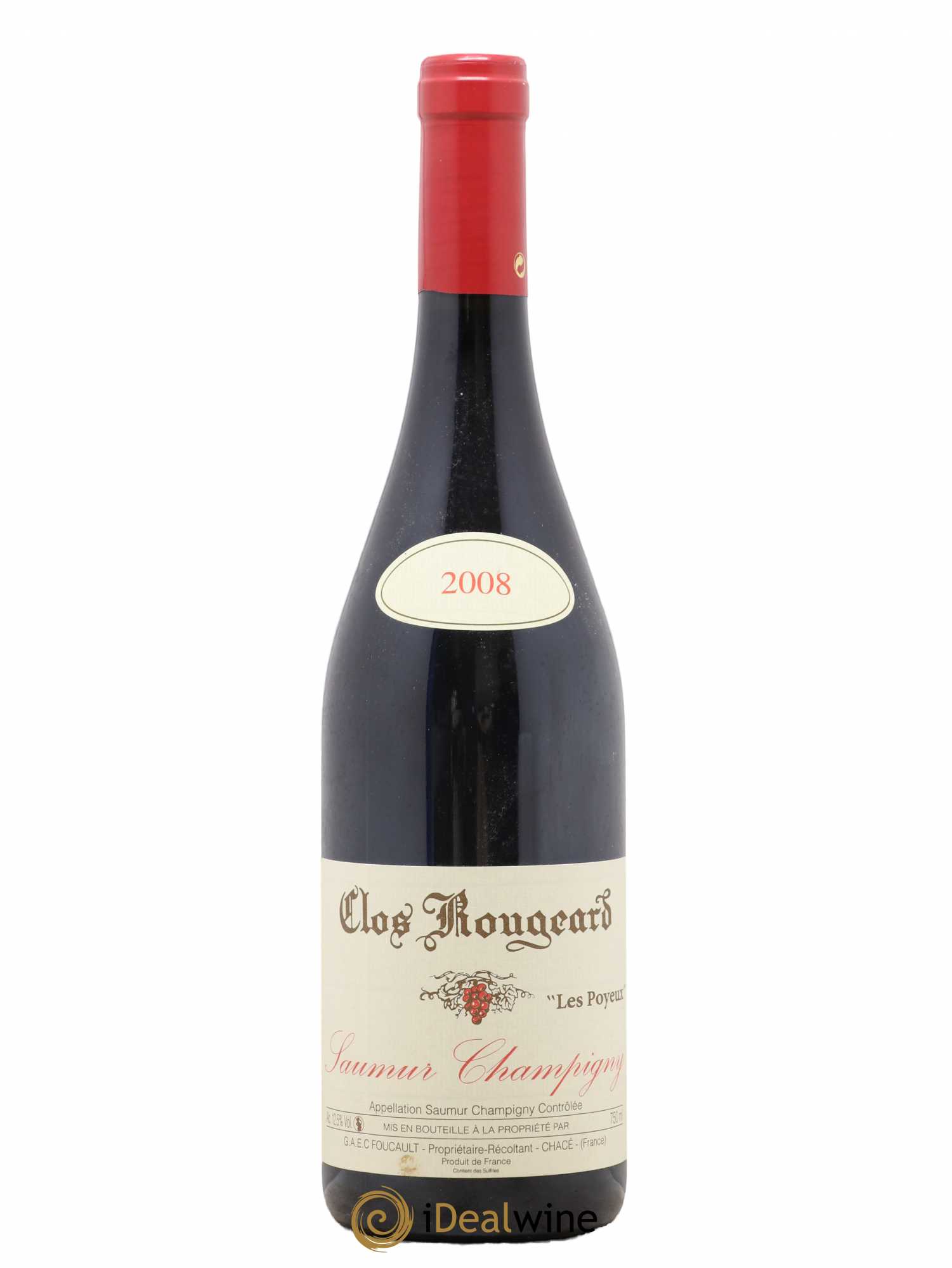 Saumur-Champigny Les Poyeux Clos Rougeard 2008 - Lot de 1 bouteille - 0