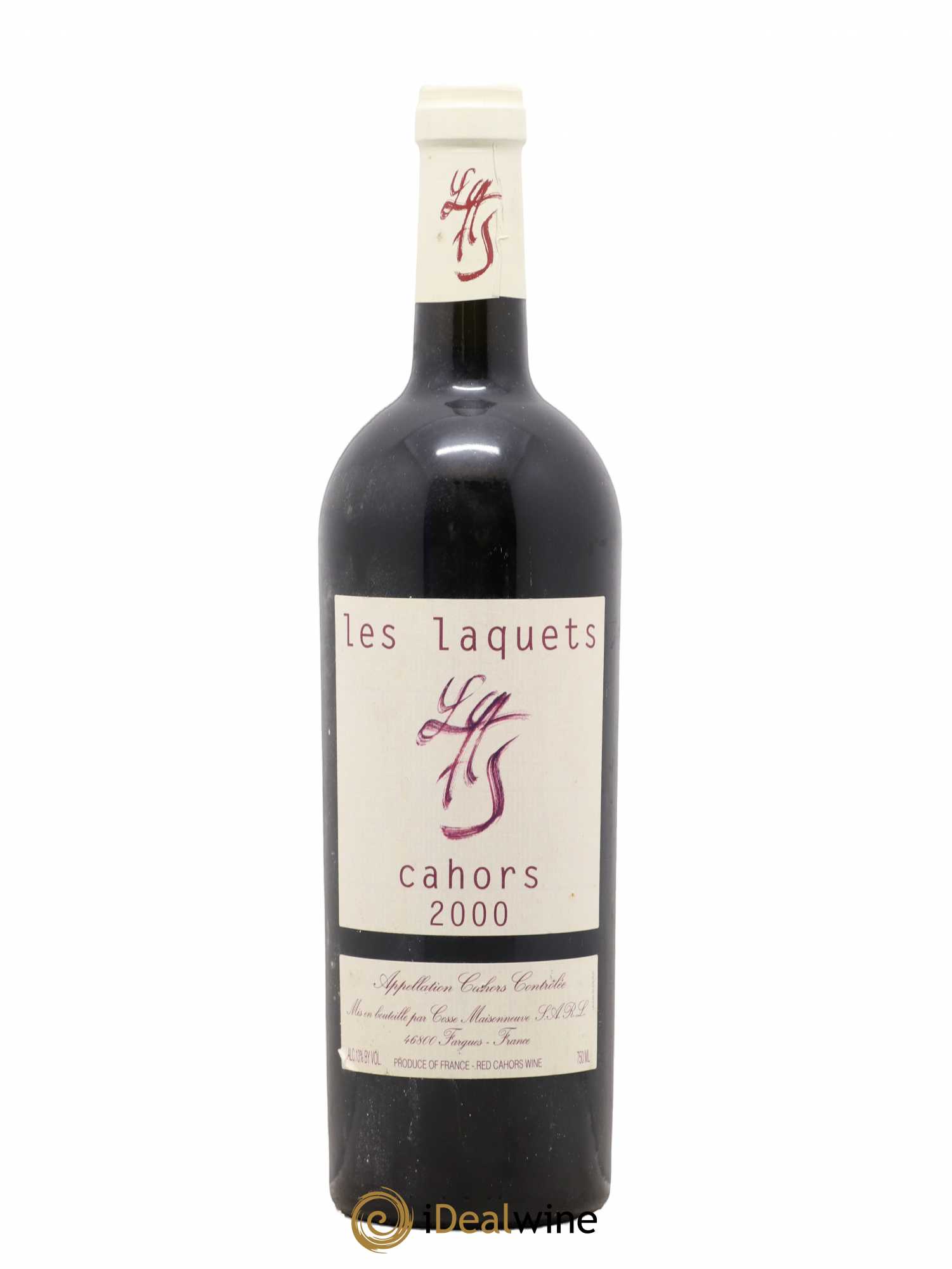 Cahors Les Laquets Cosse-Maisonneuve (Domaine) 2000 - Lot de 1 bouteille - 0