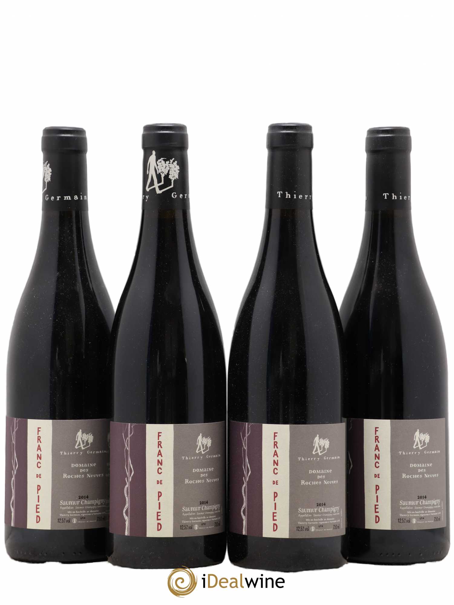 Saumur-Champigny Franc de pied Domaine des Roches Neuves - Thierry Germain 2014 - Lot de 4 bouteilles - 0