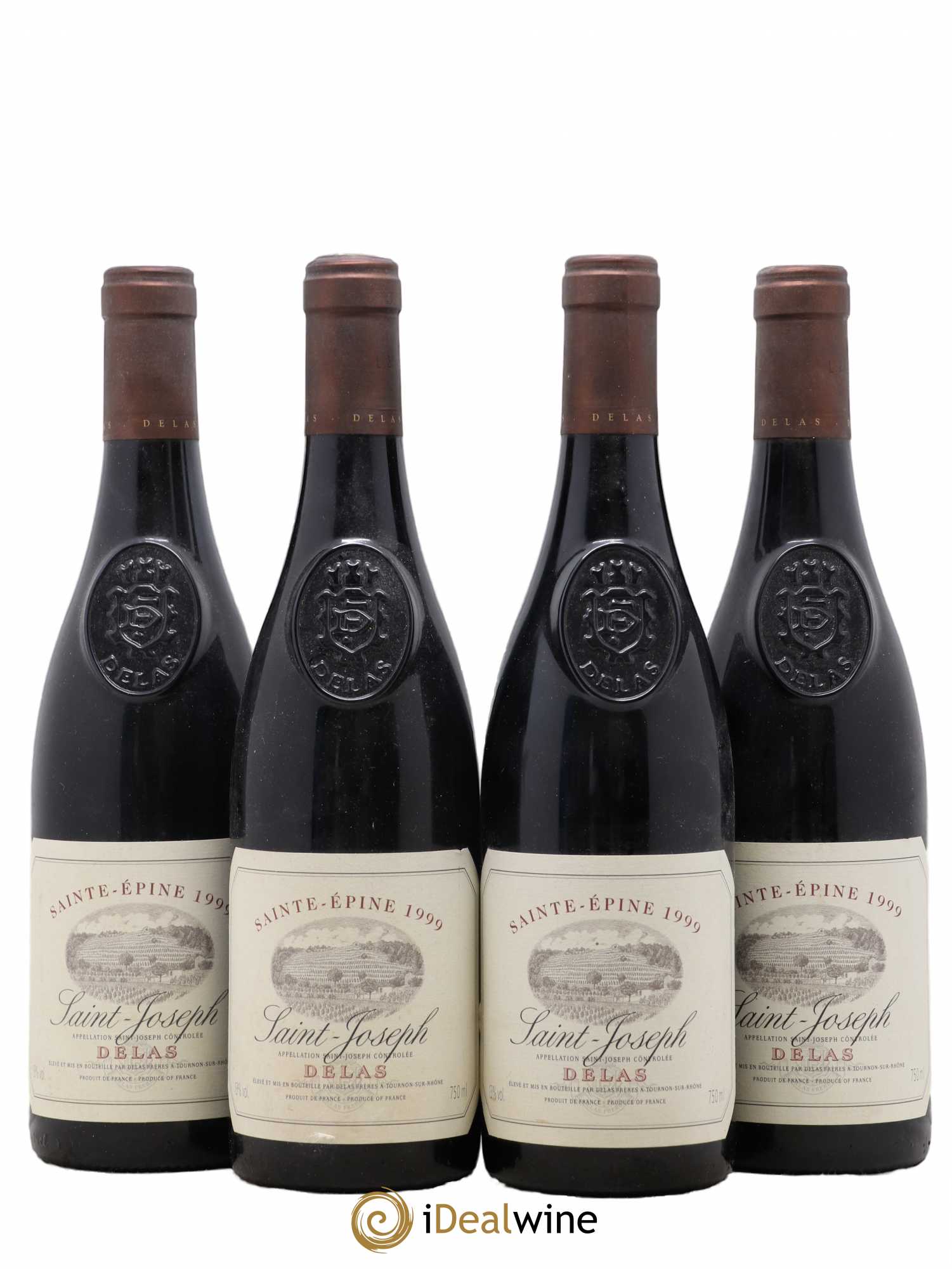 Saint-Joseph Sainte-Epine Delas Frères 1999 - Lot de 4 bouteilles - 0