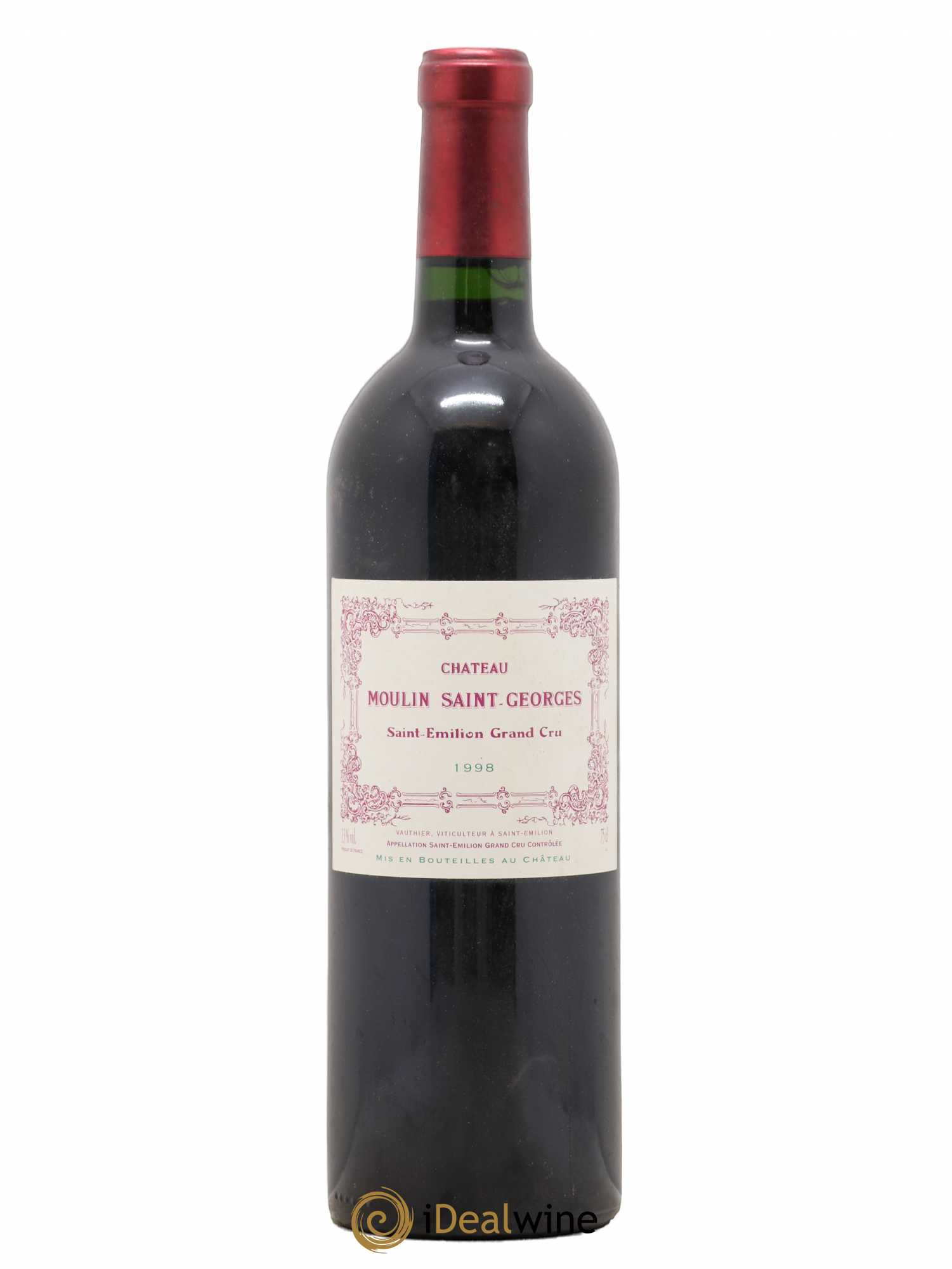 Château Moulin Saint Georges 1998 - Lot de 1 bouteille - 0