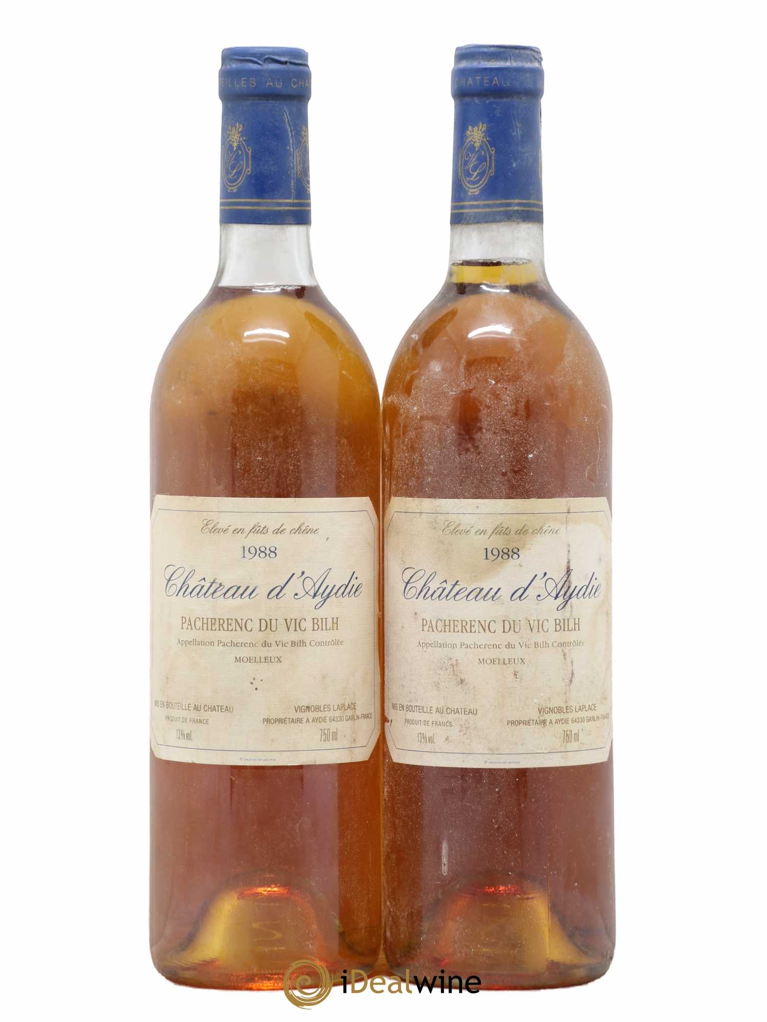 Pacherenc du Vic-Bilh Château Aydie Laplace 1988 - Lotto di 2 bottiglie - 0