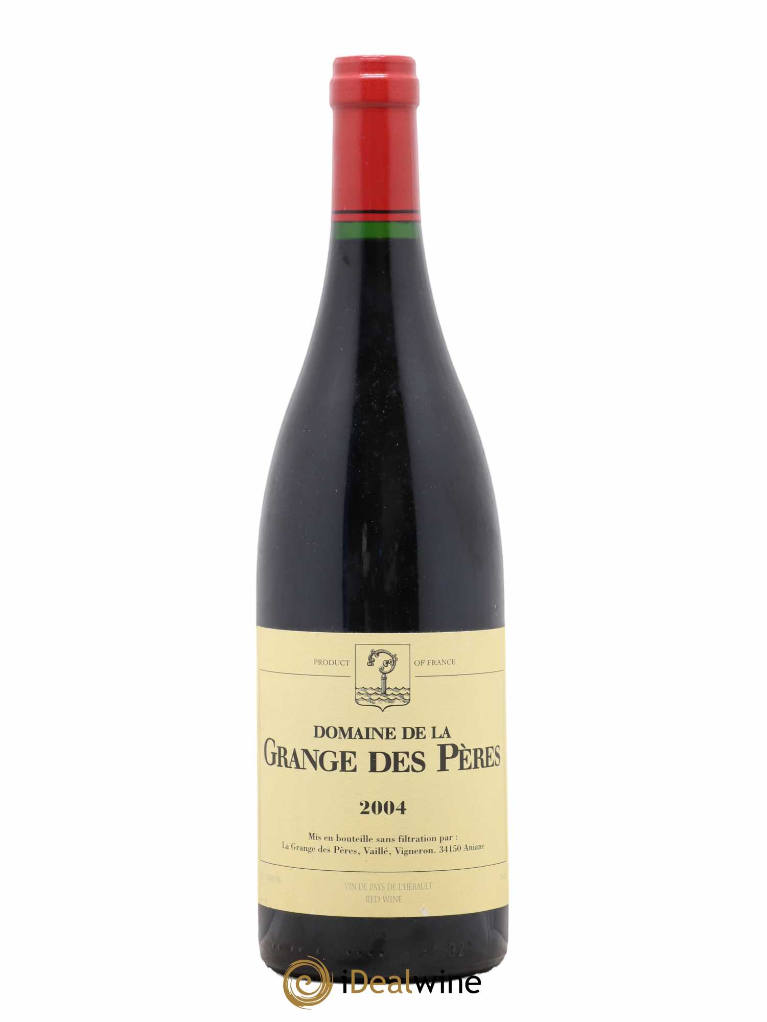 Pays d'Hérault Grange des Pères Laurent Vaillé 2004 - Lot de 1 bouteille - 0