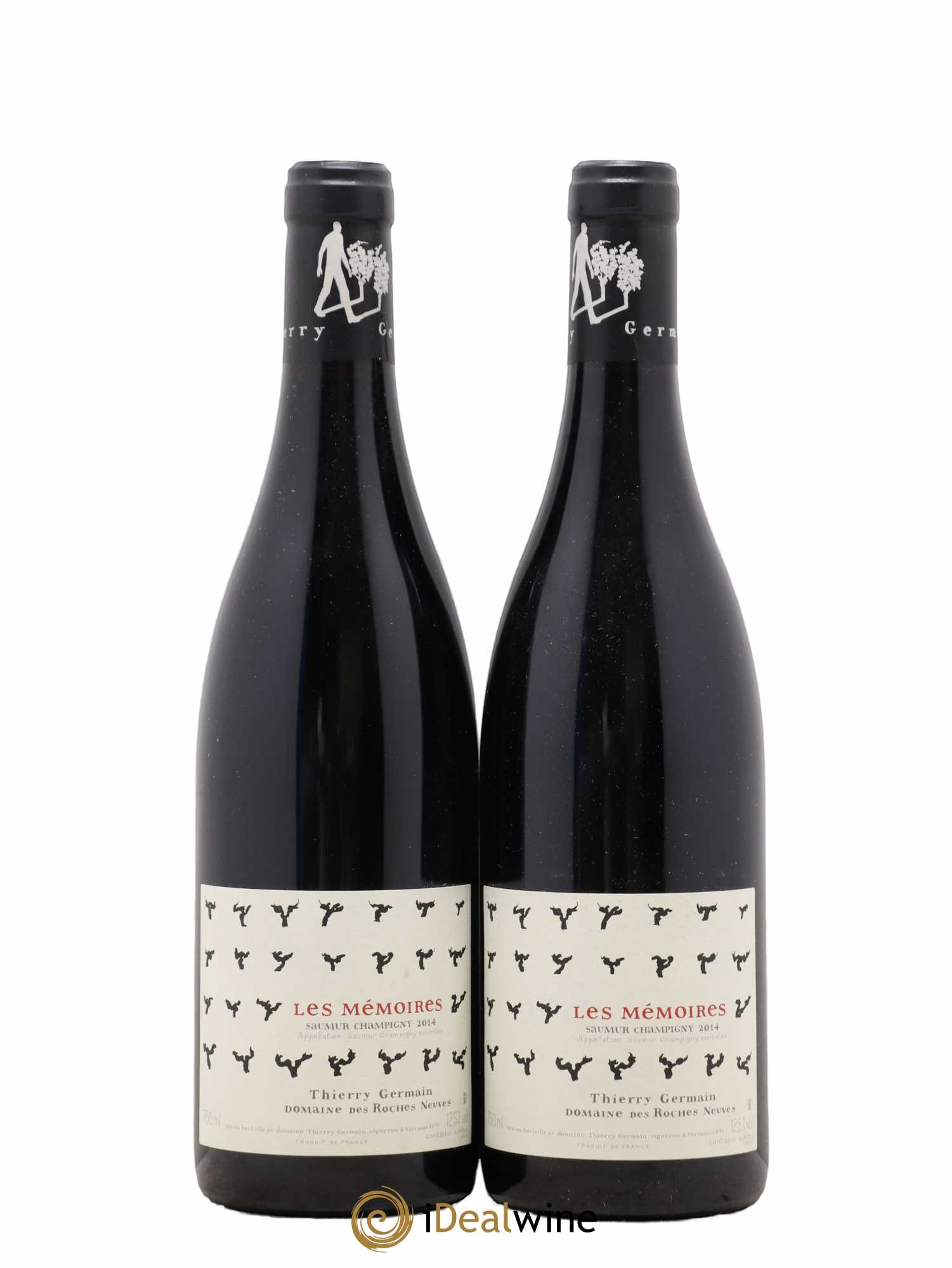 Saumur-Champigny Les Mémoires Domaine des Roches Neuves - Thierry Germain 2014 - Lot de 2 bouteilles - 0