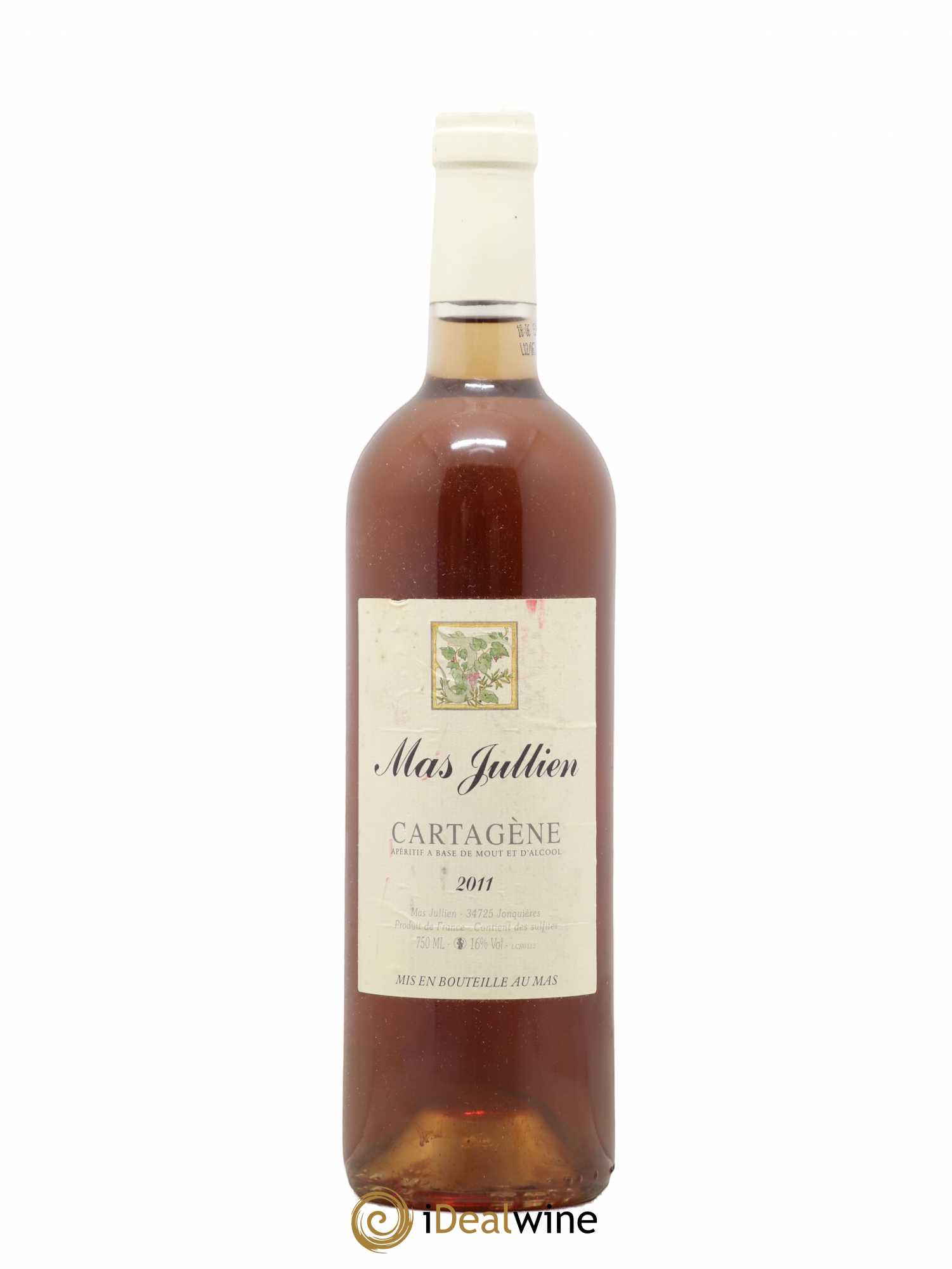 Vin de Liqueur Mas Jullien Cartagène Olivier Jullien 2011 - Lot de 1 bouteille - 0