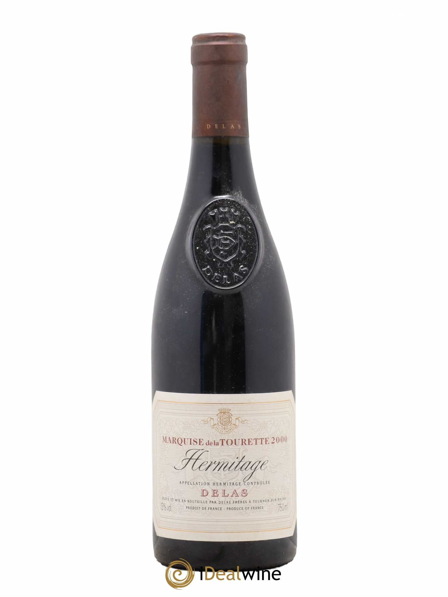 Hermitage Marquise de la Tourette Delas Frères 2000 - Lot de 1 bouteille - 0