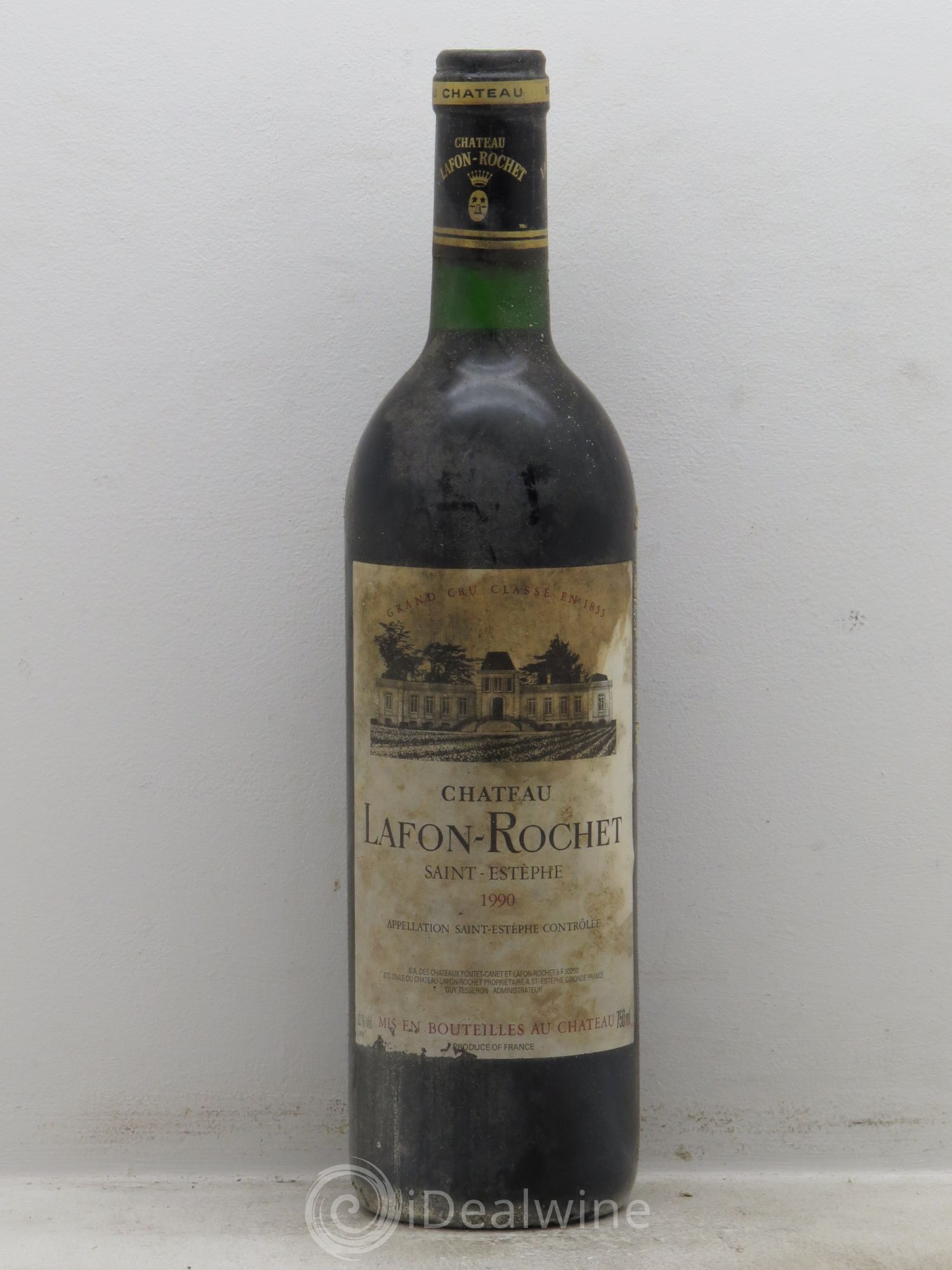 Château Lafon Rochet 4ème Grand Cru Classé 1990 - Lot de 12 bouteilles - 0