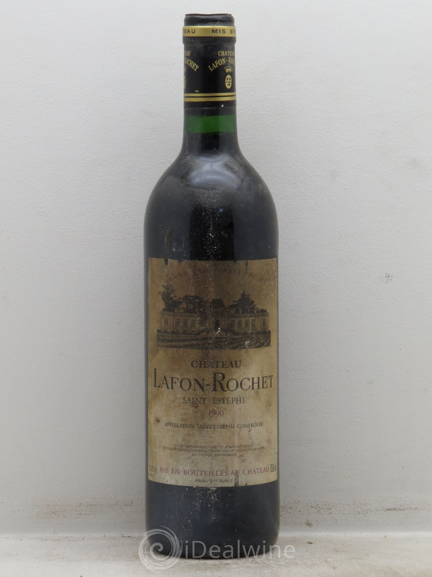 Château Lafon Rochet 4ème Grand Cru Classé 1990 - Lot de 12 bouteilles - 0