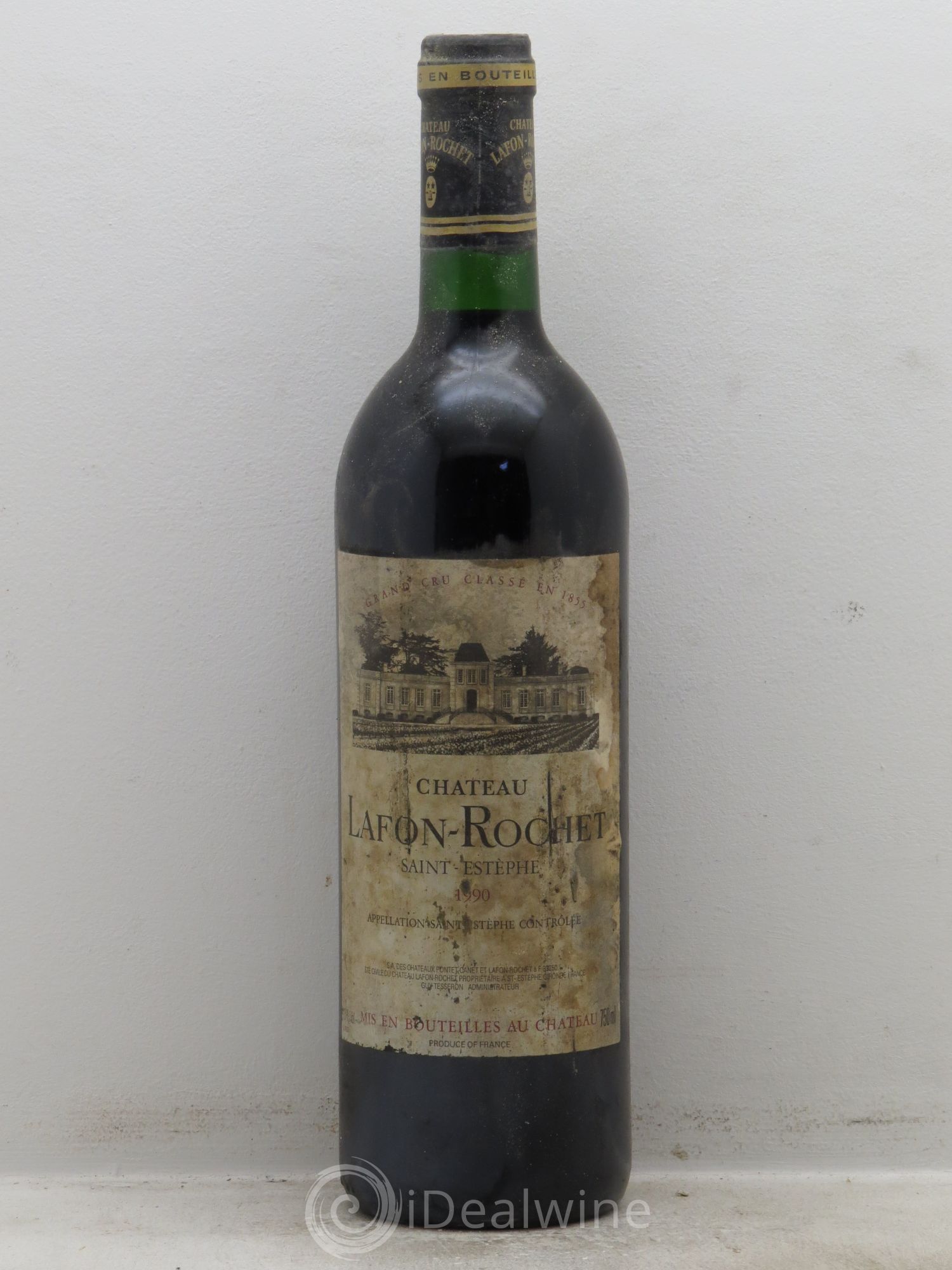 Château Lafon Rochet 4ème Grand Cru Classé 1990 - Lot de 12 bouteilles - 0