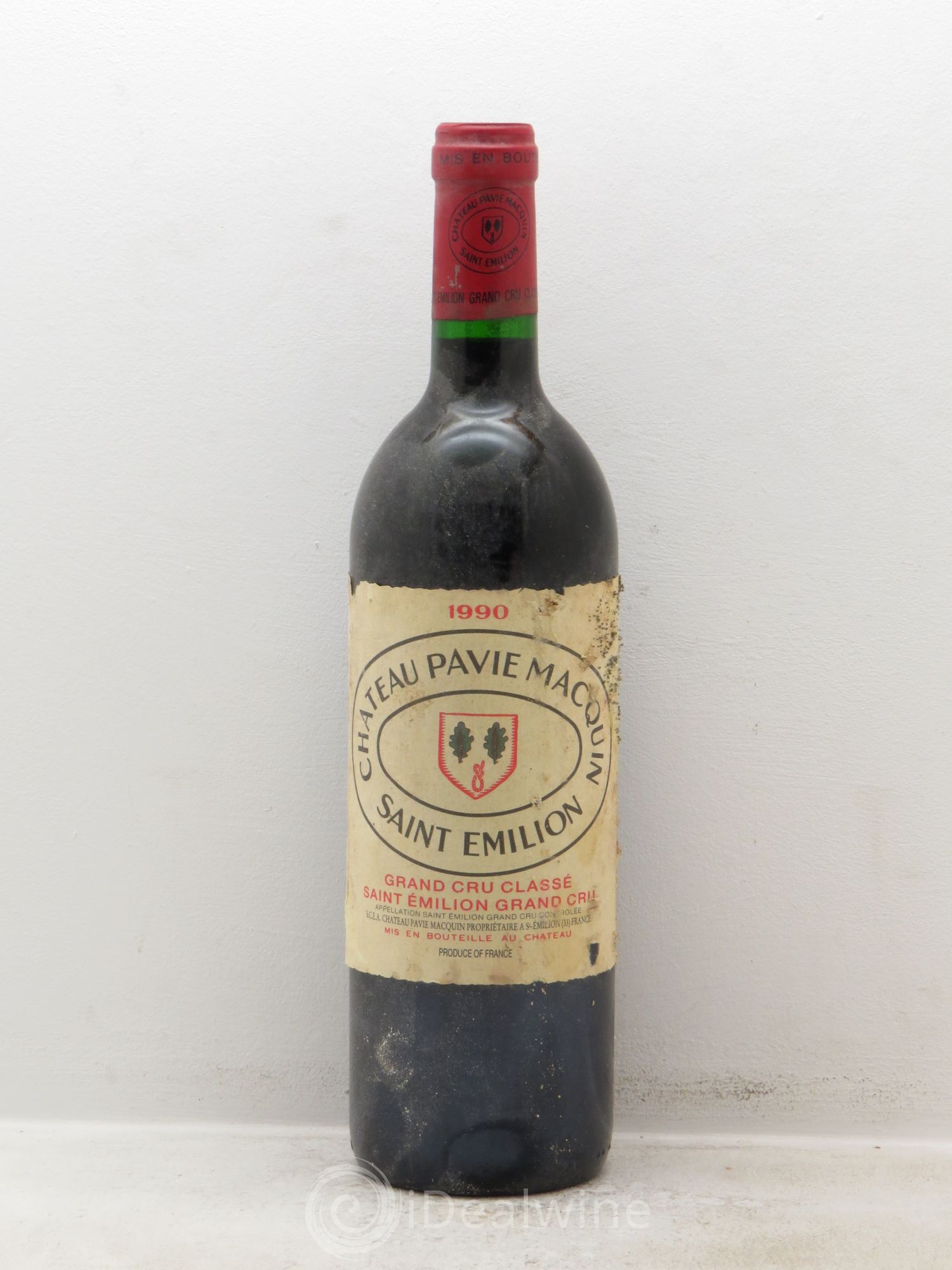 Château Pavie Macquin 1er Grand Cru Classé B 1990 - Lot de 1 bouteille - 0