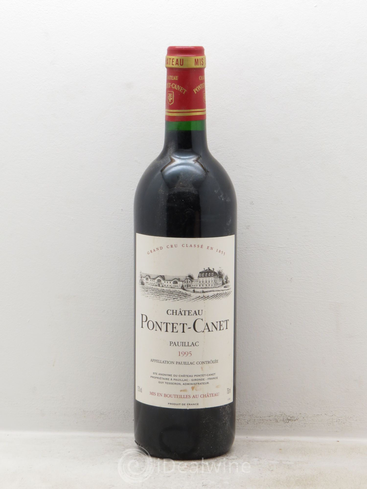 Château Pontet Canet 5ème Grand Cru Classé 1995 - Lot de 12 bouteilles - 0