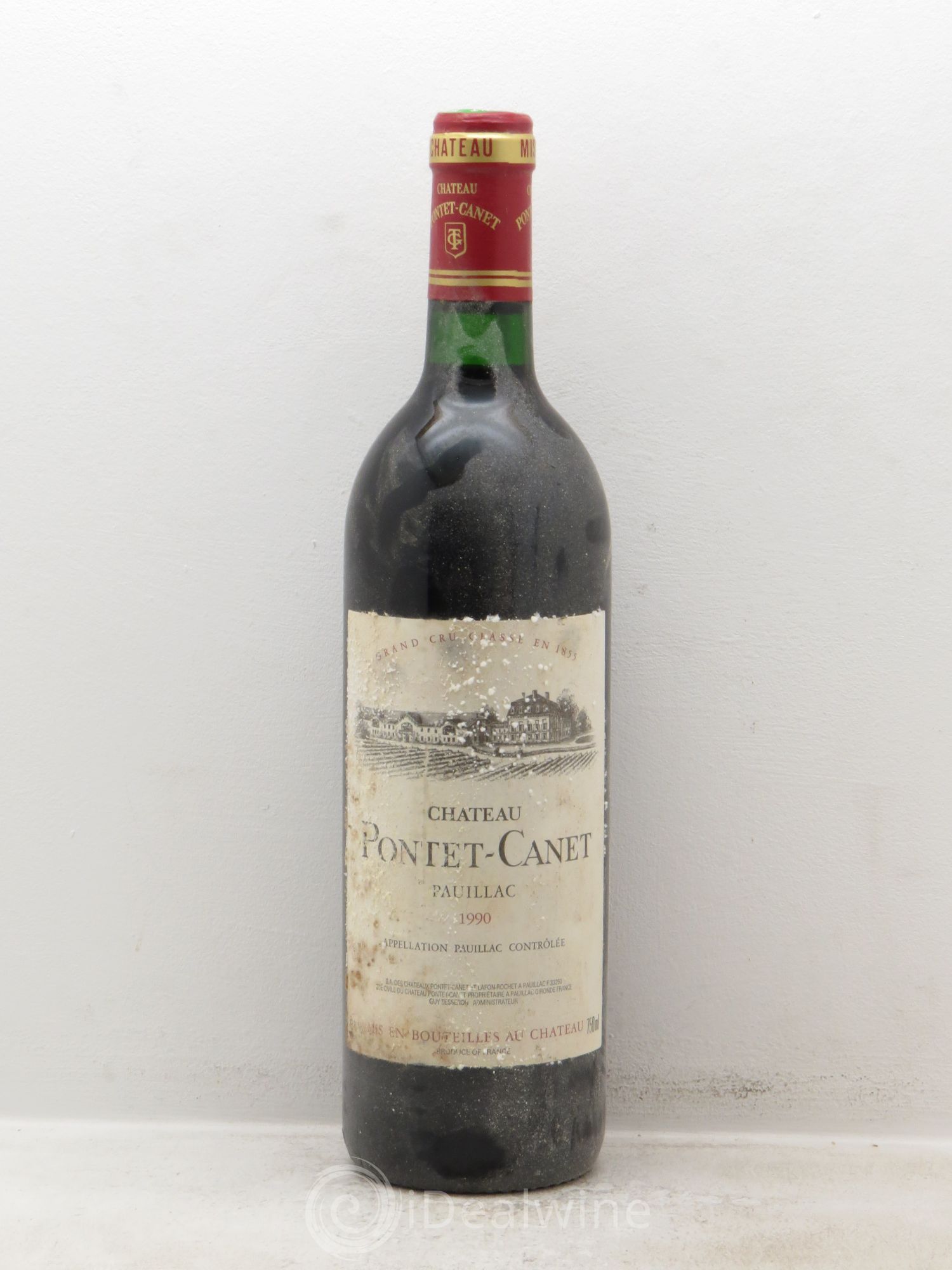 Château Pontet Canet 5ème Grand Cru Classé 1990 - Lot de 12 bouteilles - 0
