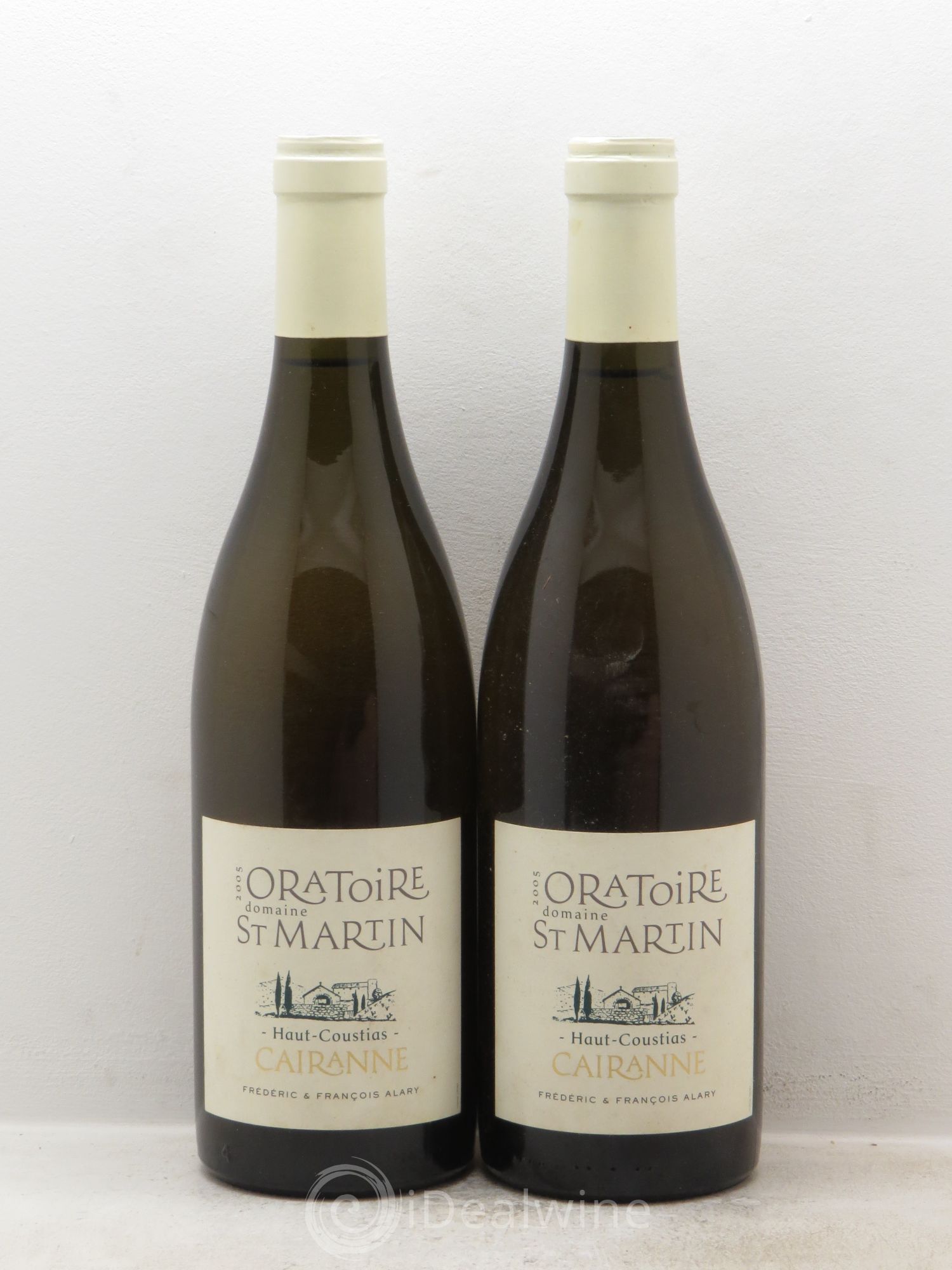 Cairanne Haut-Coustias Oratoire Saint-Martin - Frédéric et François Alary 2005 - Lot de 2 bouteilles - 0