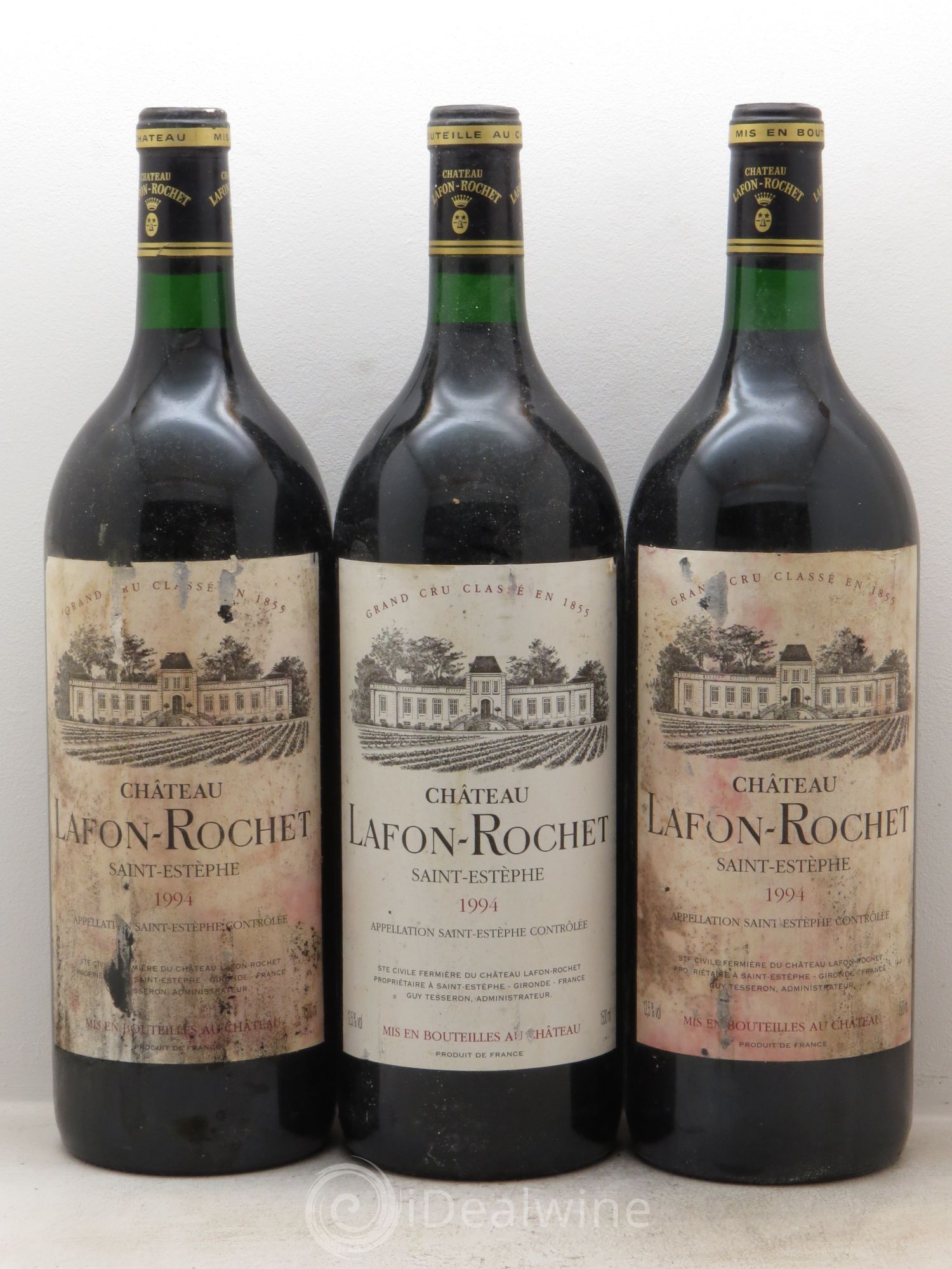 Château Lafon Rochet 4ème Grand Cru Classé 1994 - Lot de 3 magnums - 0