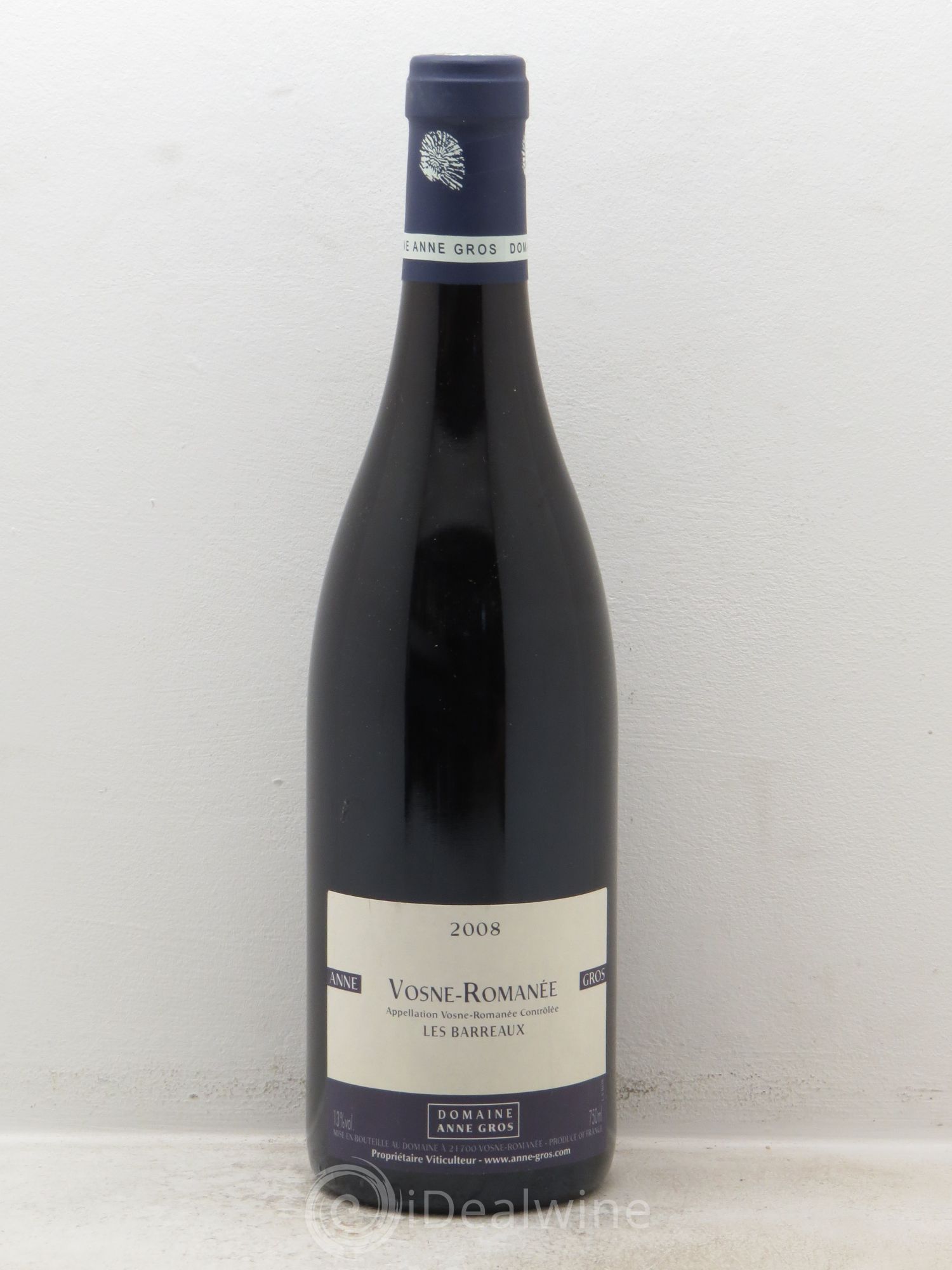 Vosne-Romanée Les Barreaux Anne Gros 2008 - Lot de 1 bouteille - 0