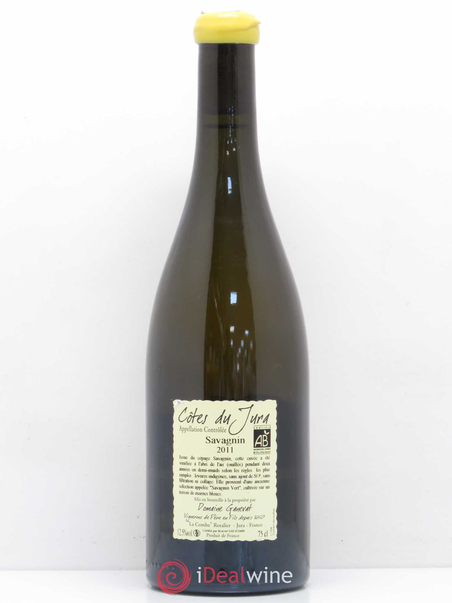 Côtes du Jura Les Chalasses Marnes Bleues Jean-François Ganevat (Domaine) 2011 - Lot de 1 bouteille - 1