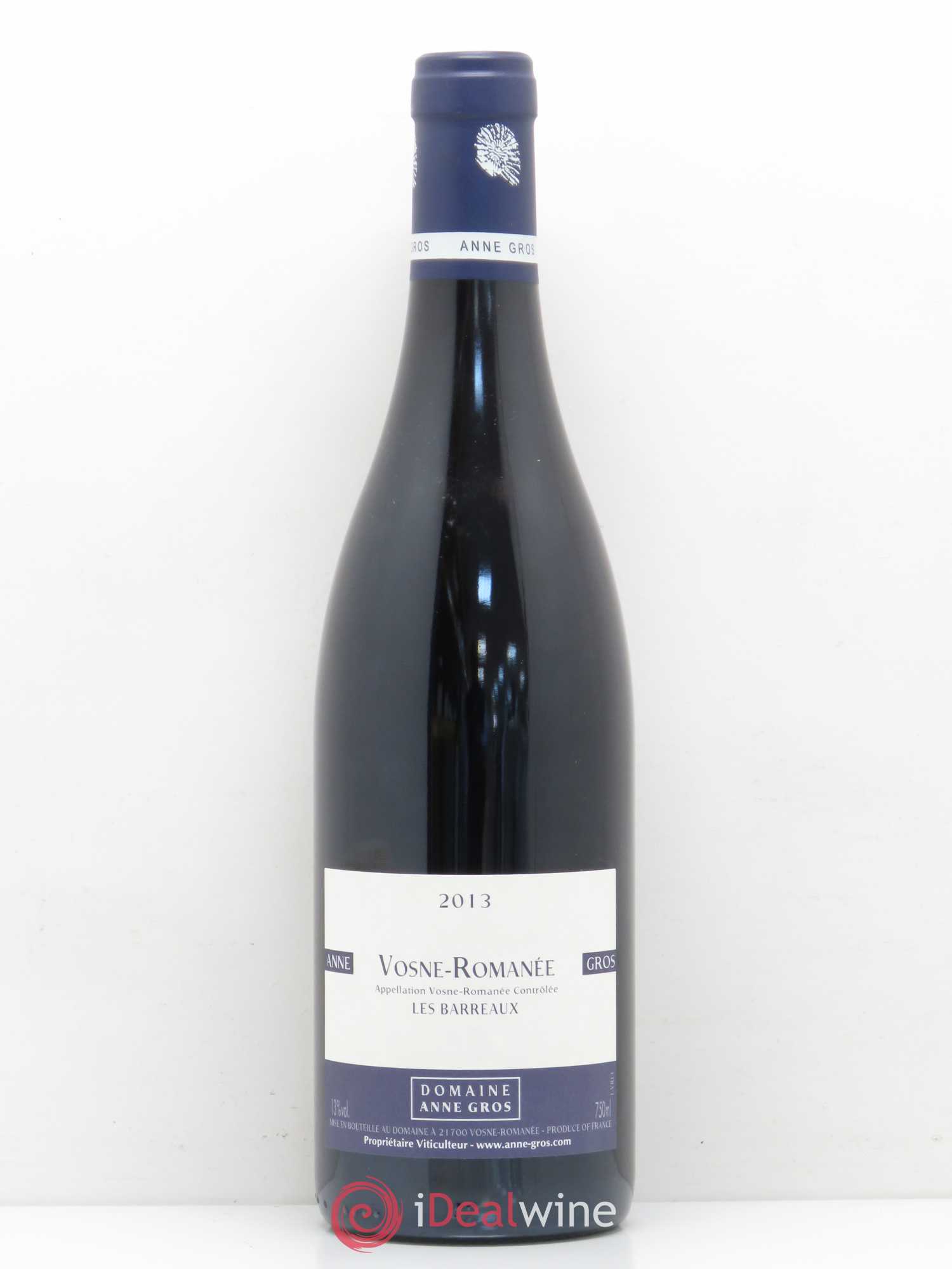 Vosne-Romanée Les Barreaux Anne Gros 2013 - Lot de 1 bouteille - 0