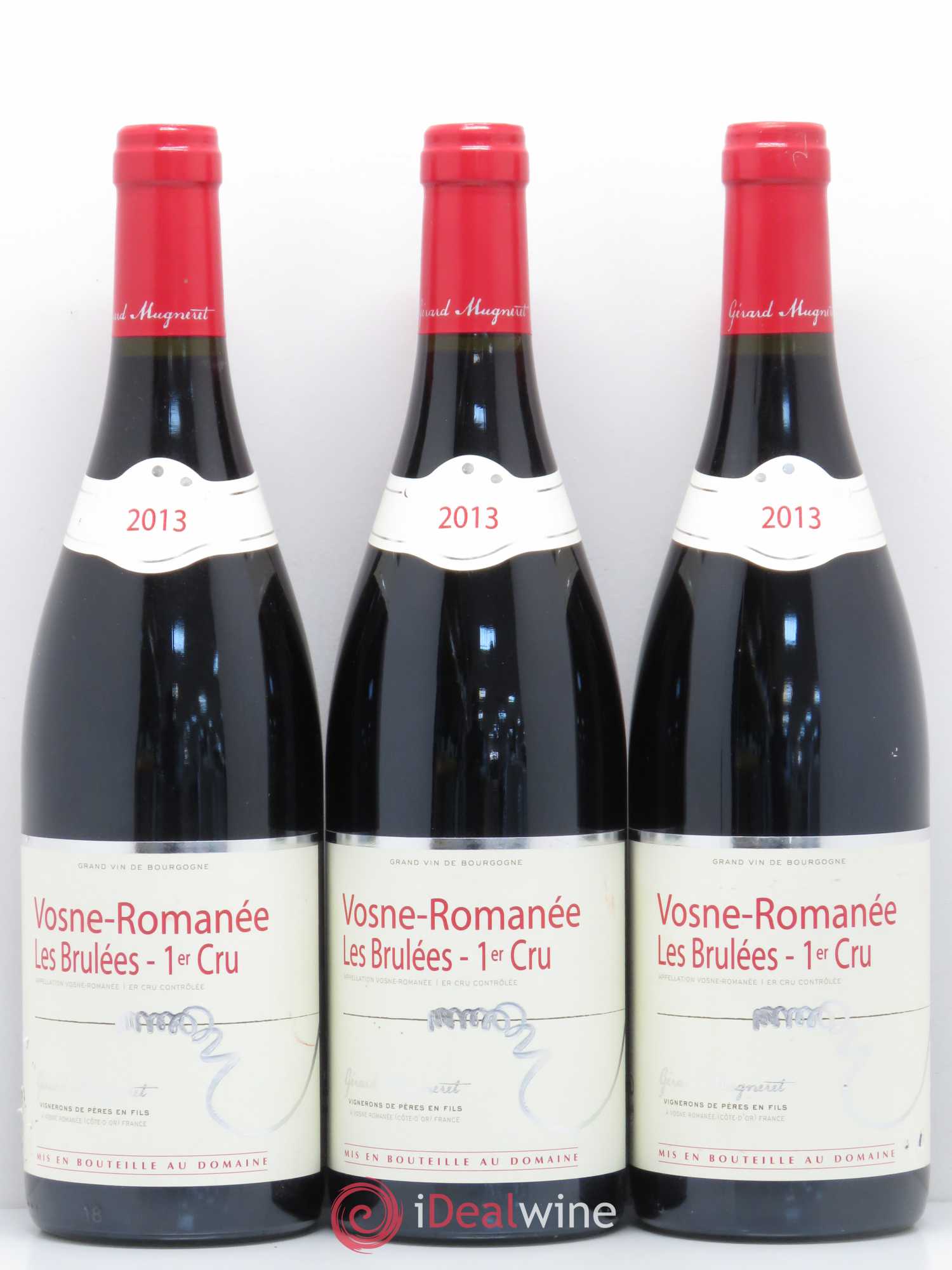 Vosne-Romanée 1er Cru Les Brulées Gérard Mugneret 2013 - Lot de 3 bouteilles - 0