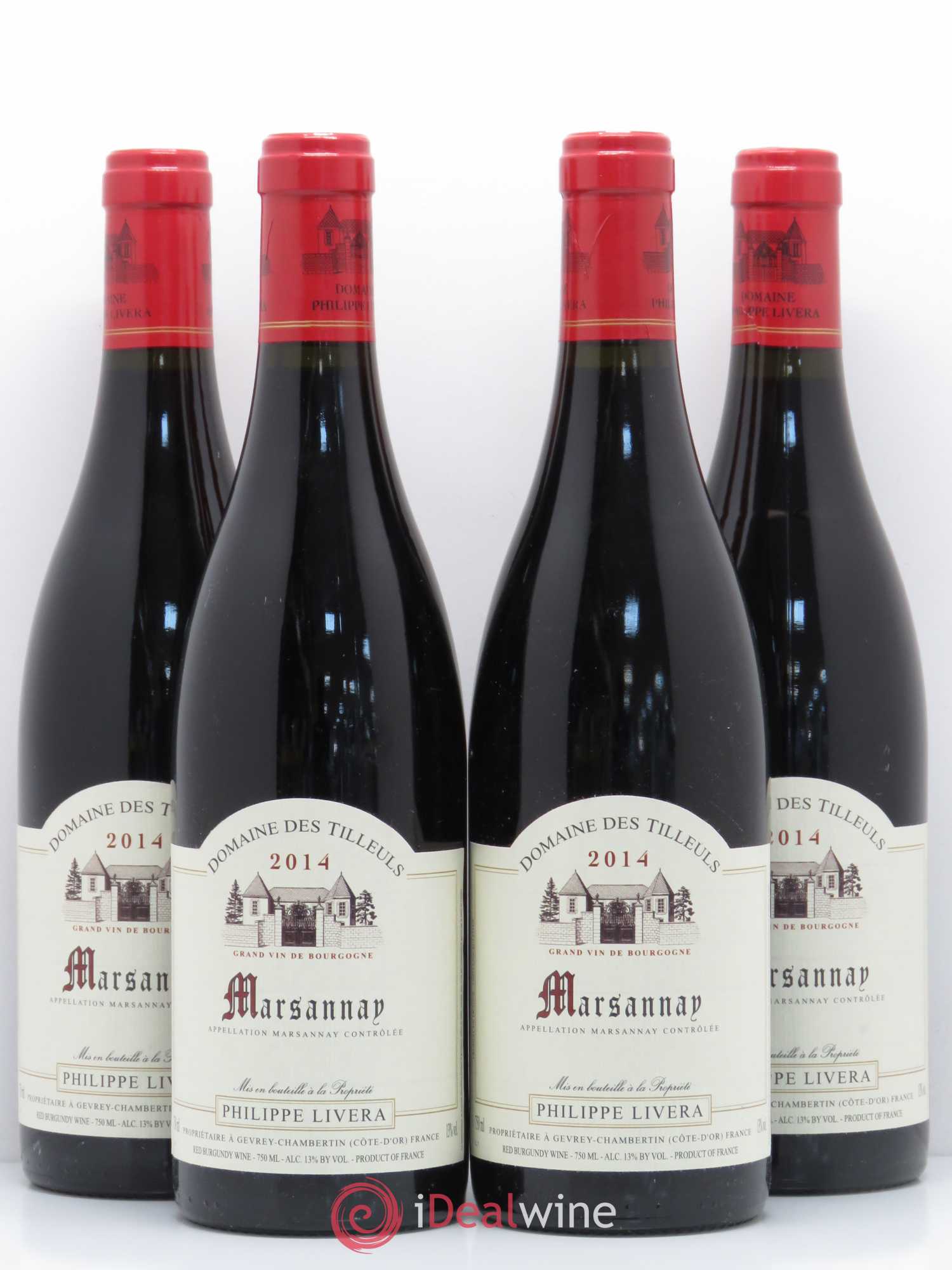 Marsannay Domaine des Tilleuls Philippe Livera 2014 - Posten von 4 Flaschen - 0