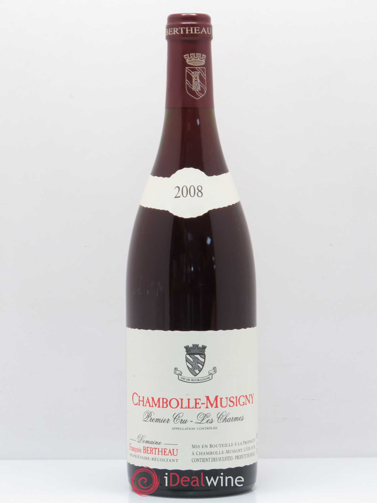 Chambolle-Musigny 1er Cru Les Charmes Francois Bertheau 2008 - Posten von 1 Flasche - 0