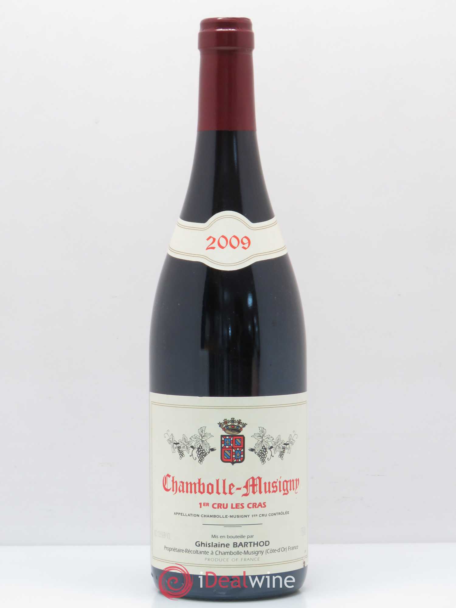 Chambolle-Musigny 1er Cru Les Cras Ghislaine Barthod 2009 - Lot de 1 bouteille - 0