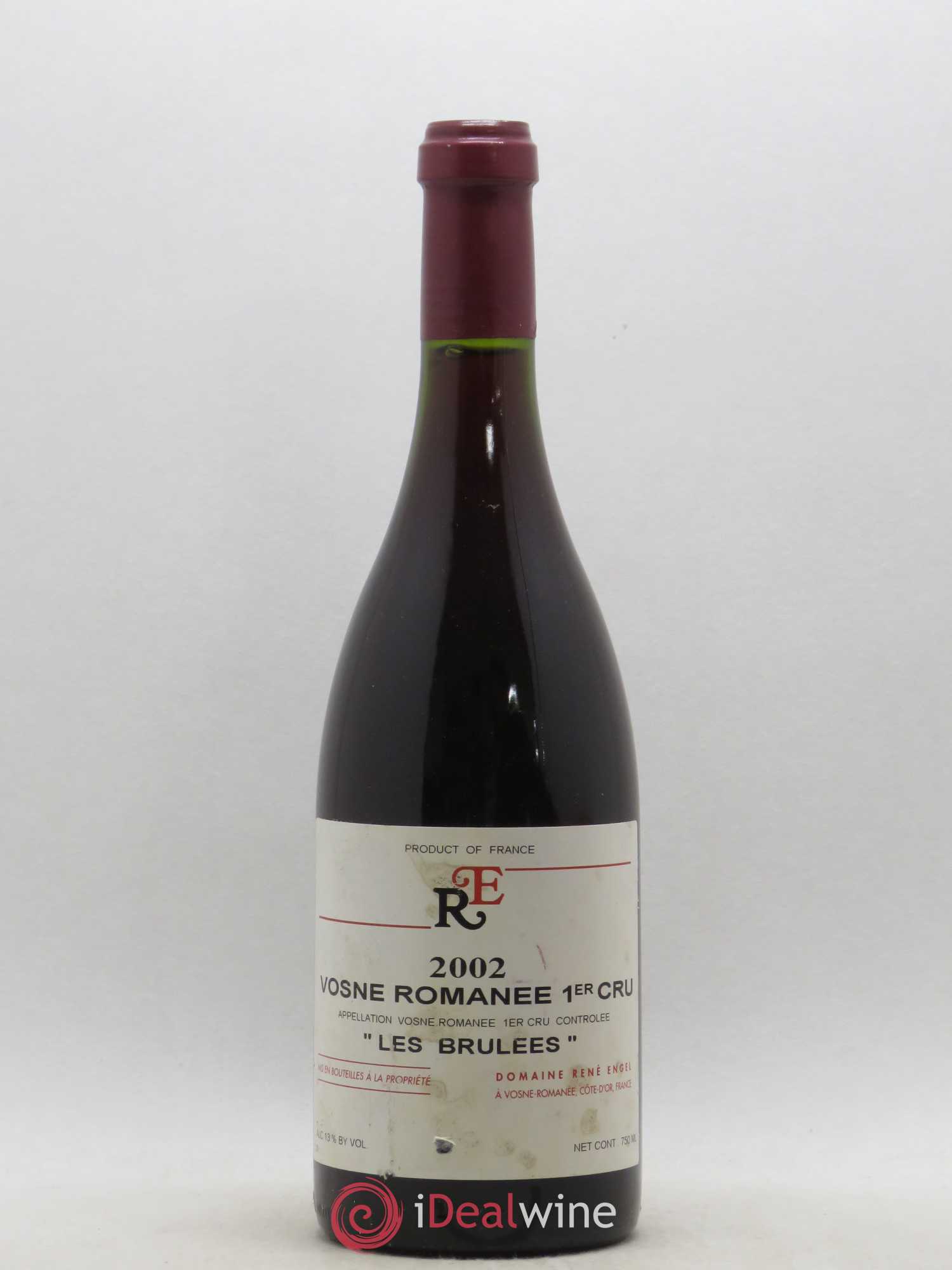 Vosne-Romanée 1er Cru Aux Brûlées Domaine René Engel - Domaine Eugénie 2002 - Lot de 1 bouteille - 0