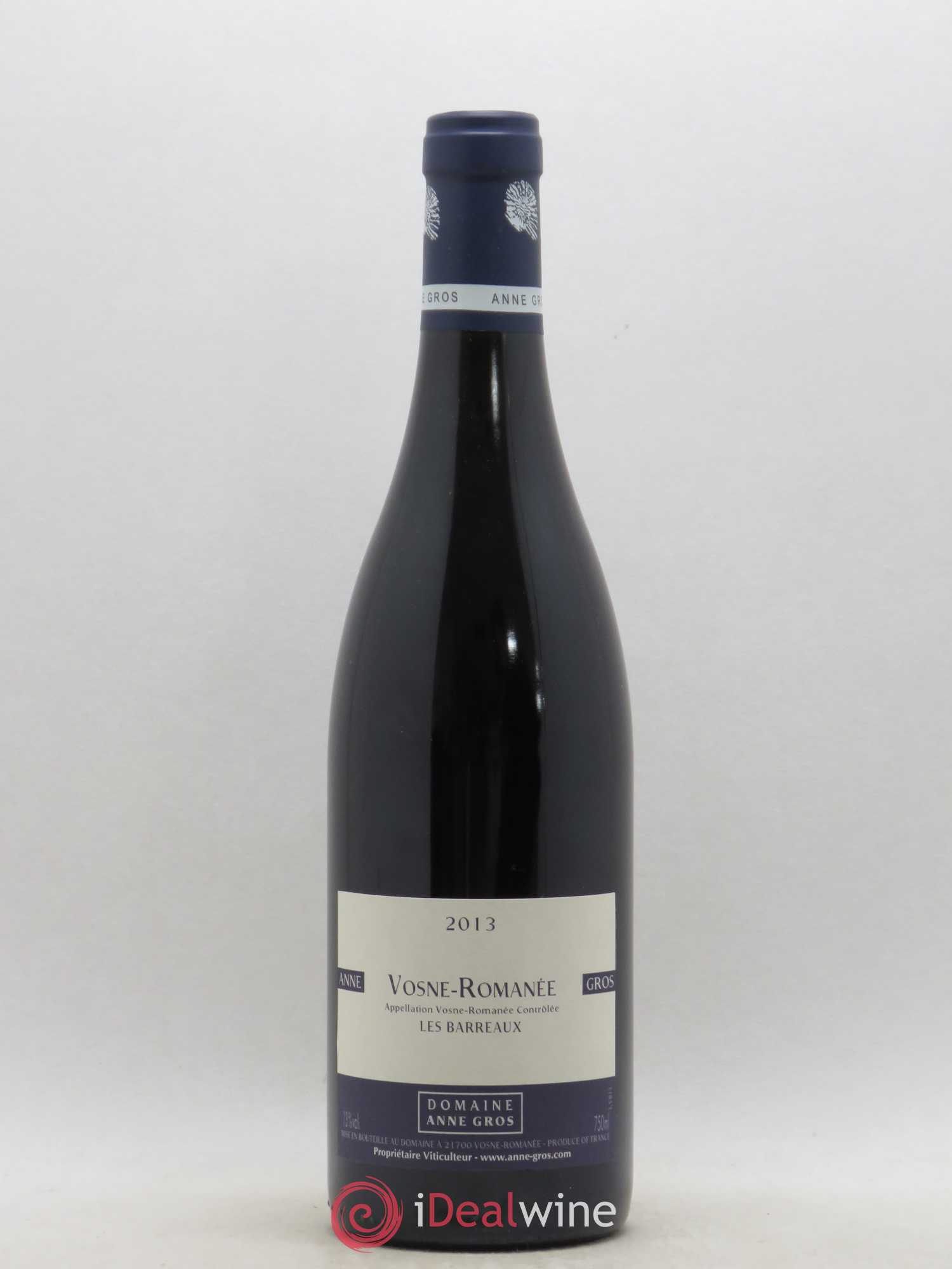 Vosne-Romanée Les Barreaux Anne Gros 2013 - Lot de 1 bouteille - 0