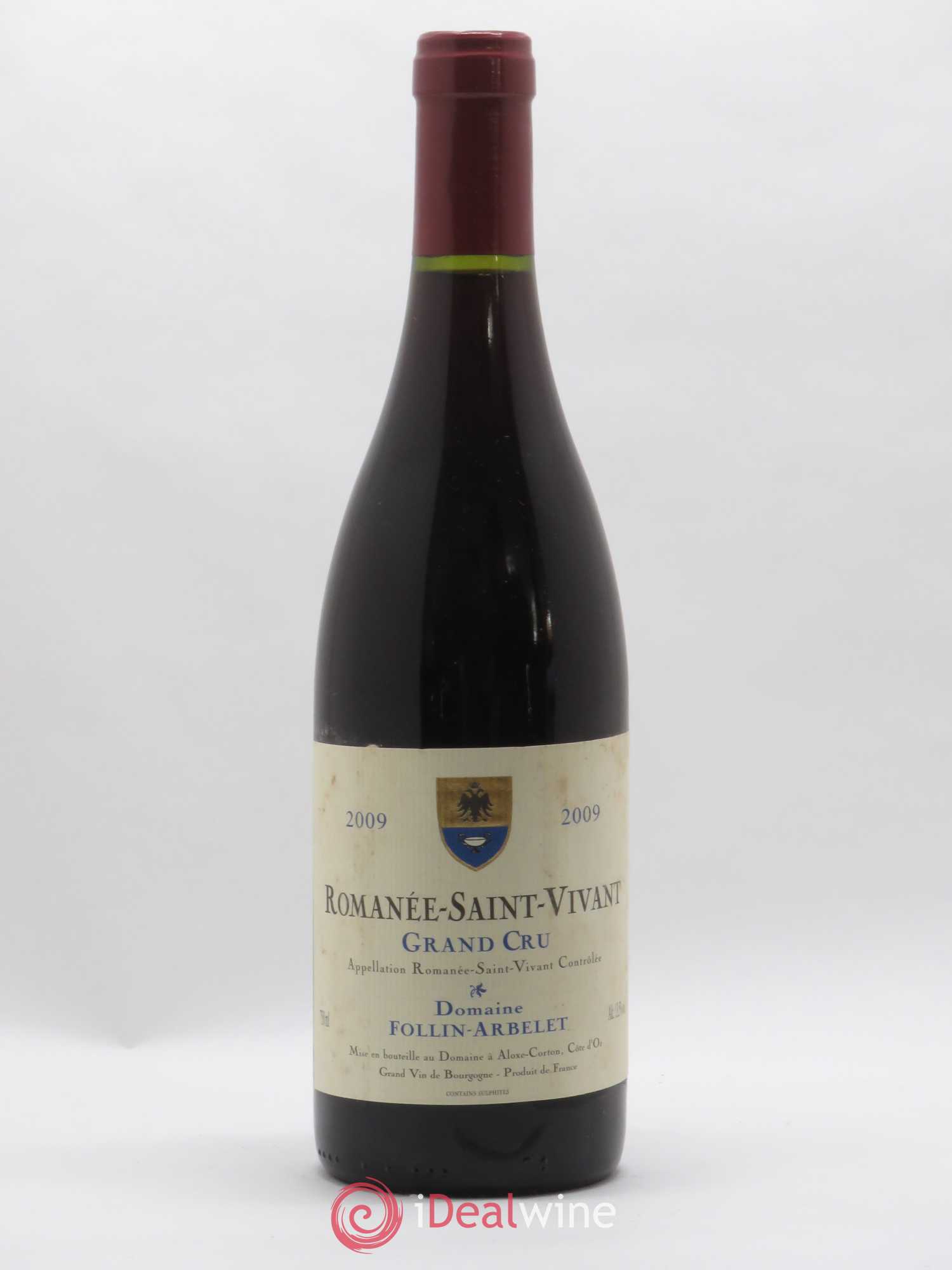 Romanée-Saint-Vivant Grand Cru Follin-Arbelet 2009 - Lot de 1 bouteille - 0