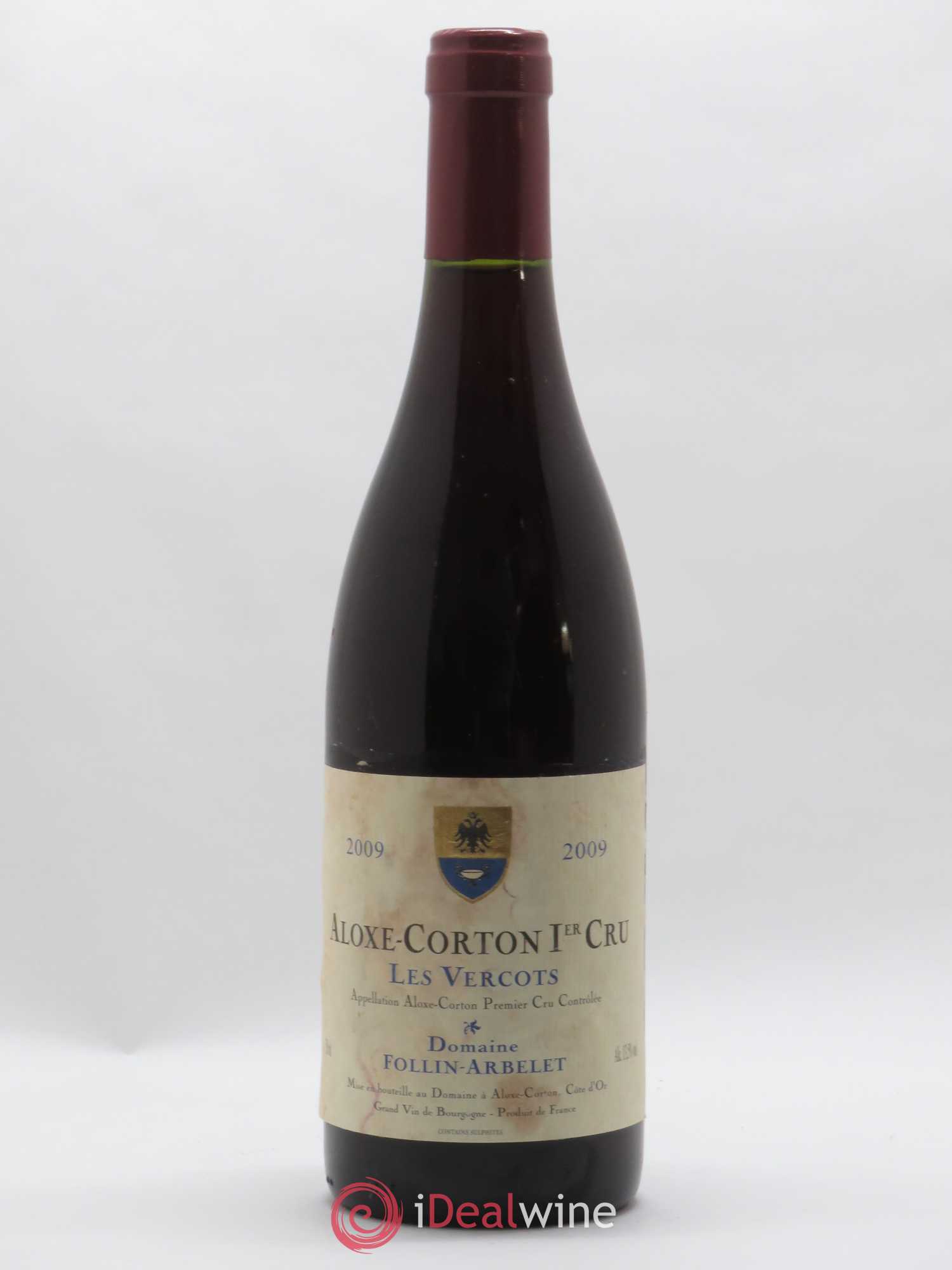 Aloxe-Corton 1er Cru Les Vercots Follin-Arbelet (Domaine) 2009 - Lot de 1 bouteille - 0