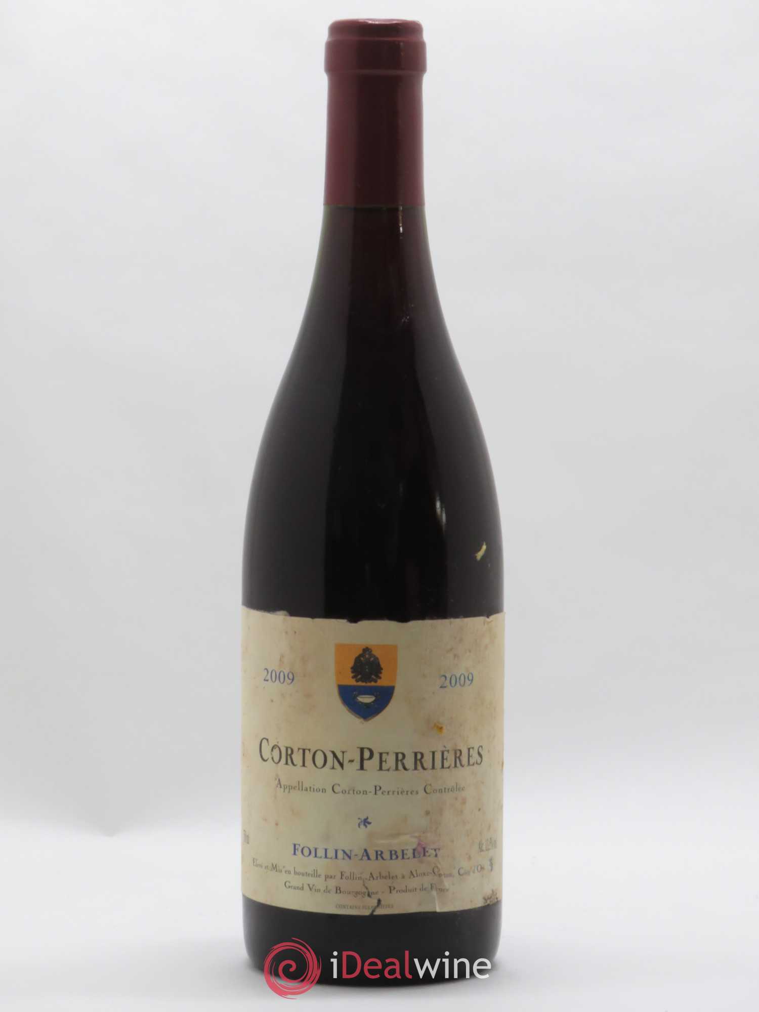 Corton Grand Cru Follin-Arbelet (Domaine) Perrières 2009 - Lot de 1 bouteille - 0