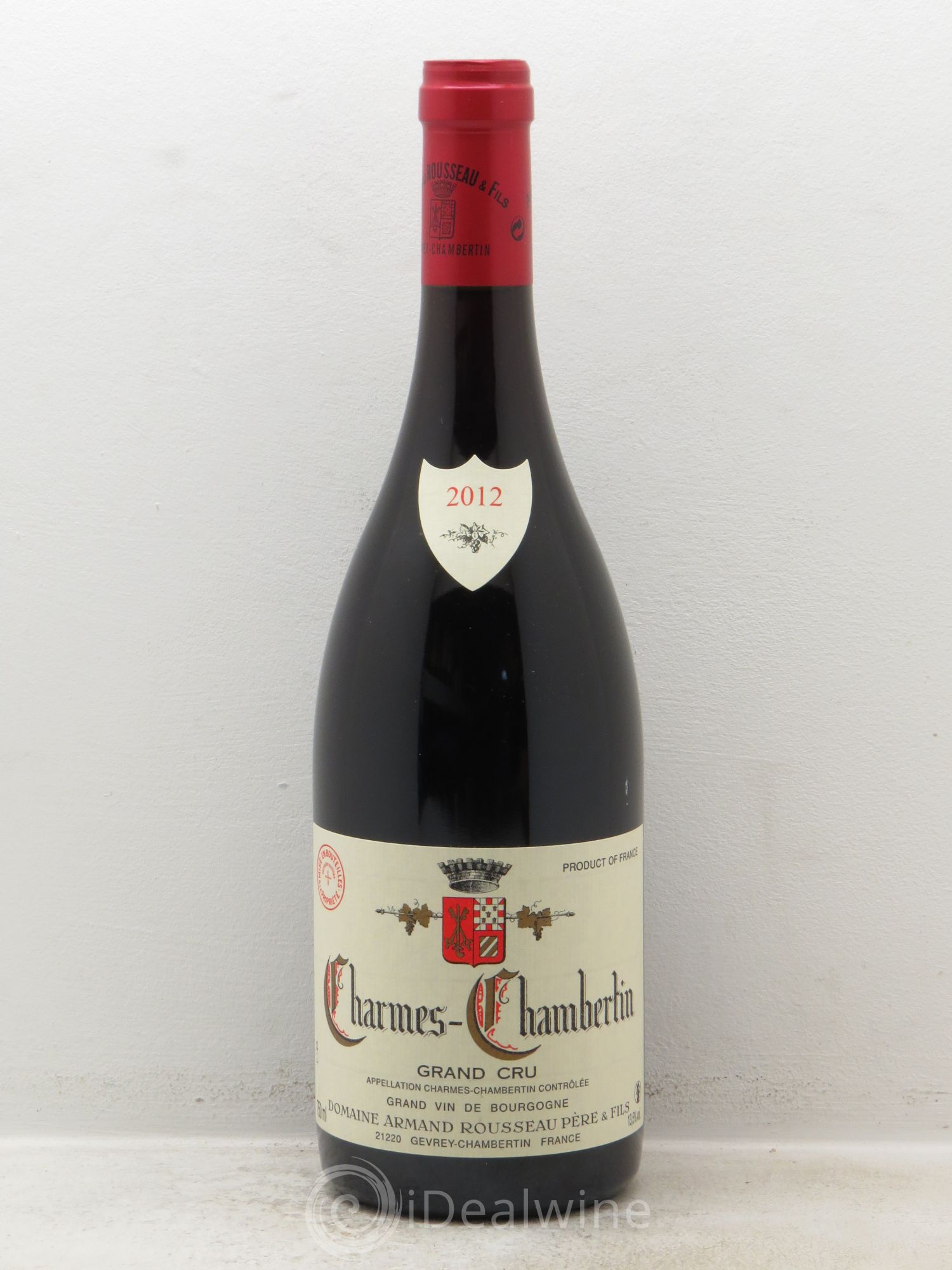 Charmes-Chambertin Grand Cru Armand Rousseau (Domaine) 2012 - Lot de 1 bouteille - 0