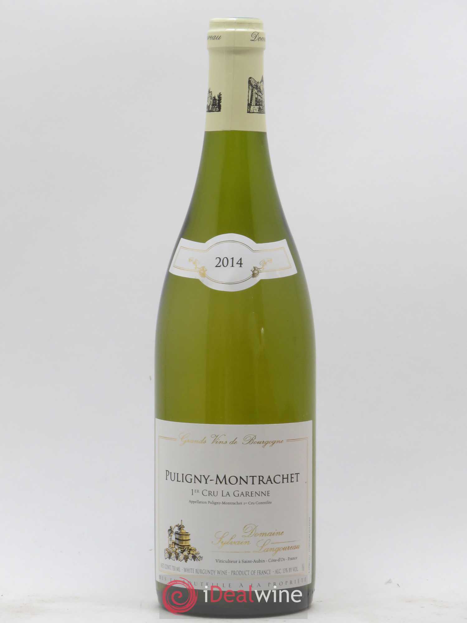 Puligny-Montrachet 1er Cru La Garenne Sylvain Langoureau 2014 - Lot de 1 bouteille - 0