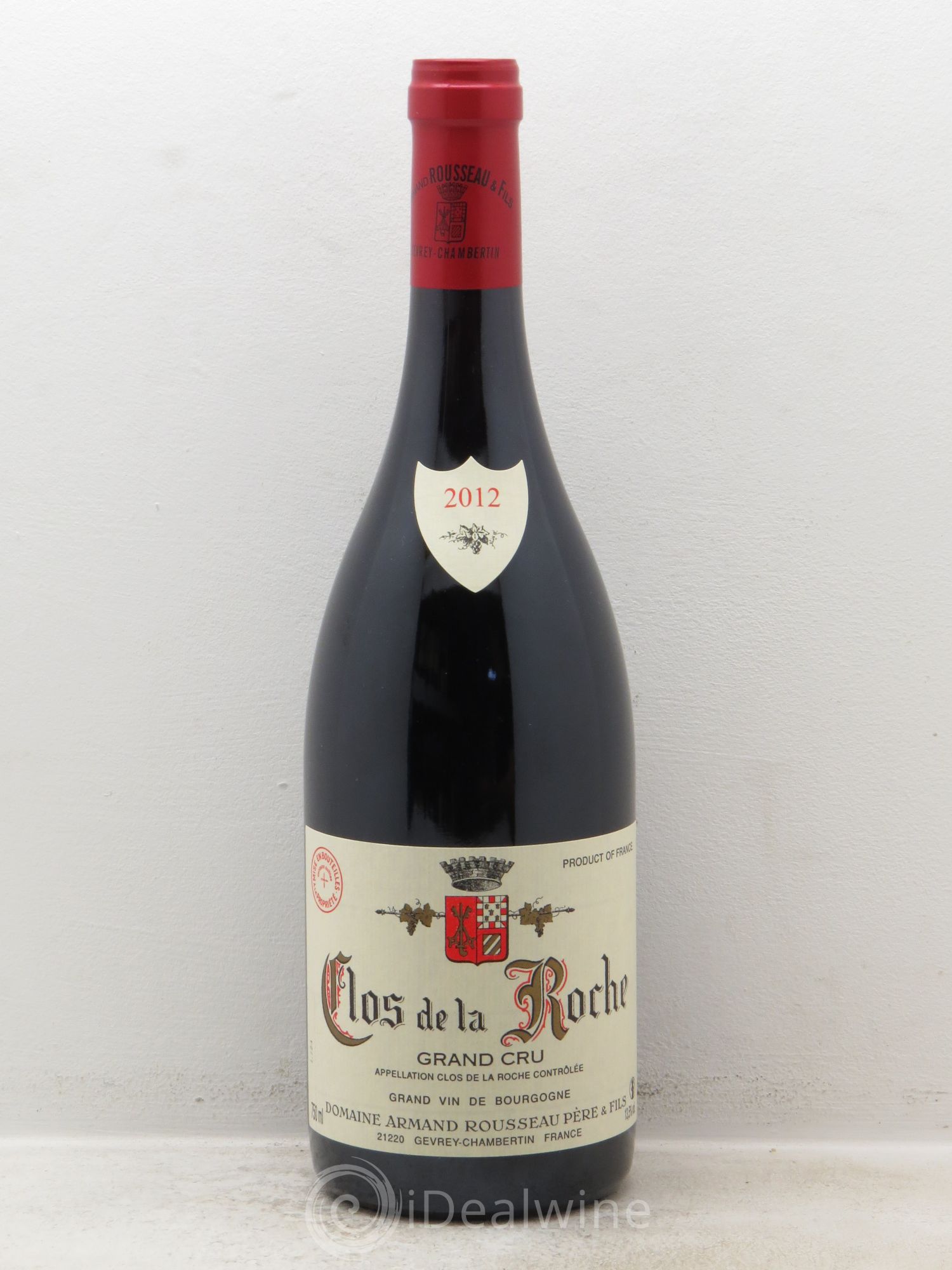Clos de la Roche Grand Cru Armand Rousseau (Domaine) 2012 - Lot de 1 bouteille - 0