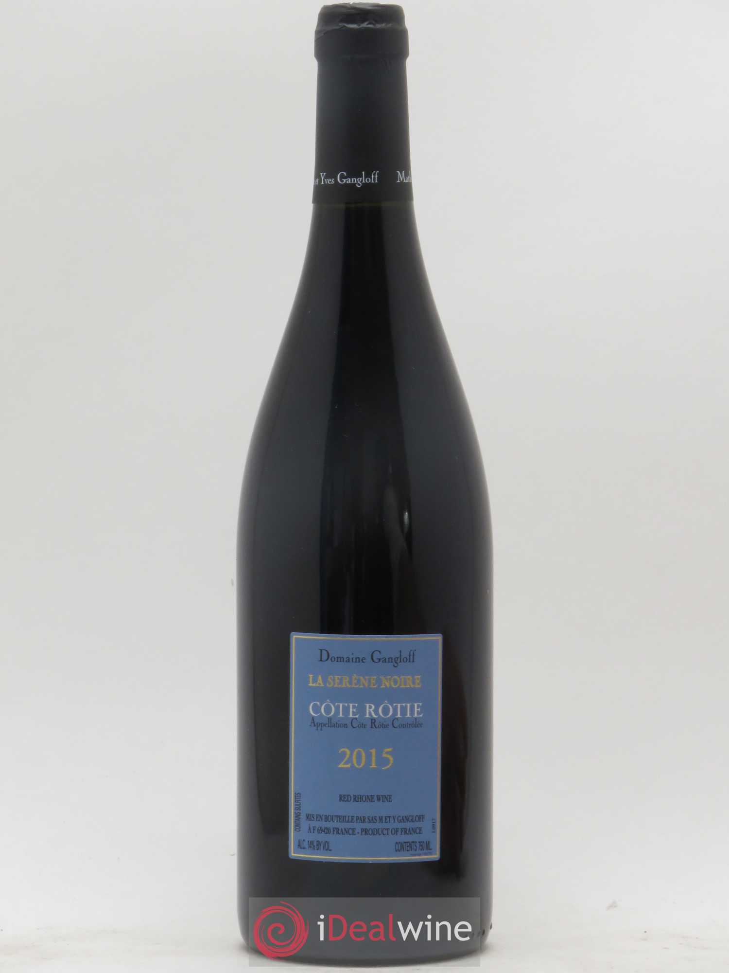 Côte-Rôtie La Sereine Noire Gangloff (Domaine) 2015 - Lot de 1 bouteille - 1