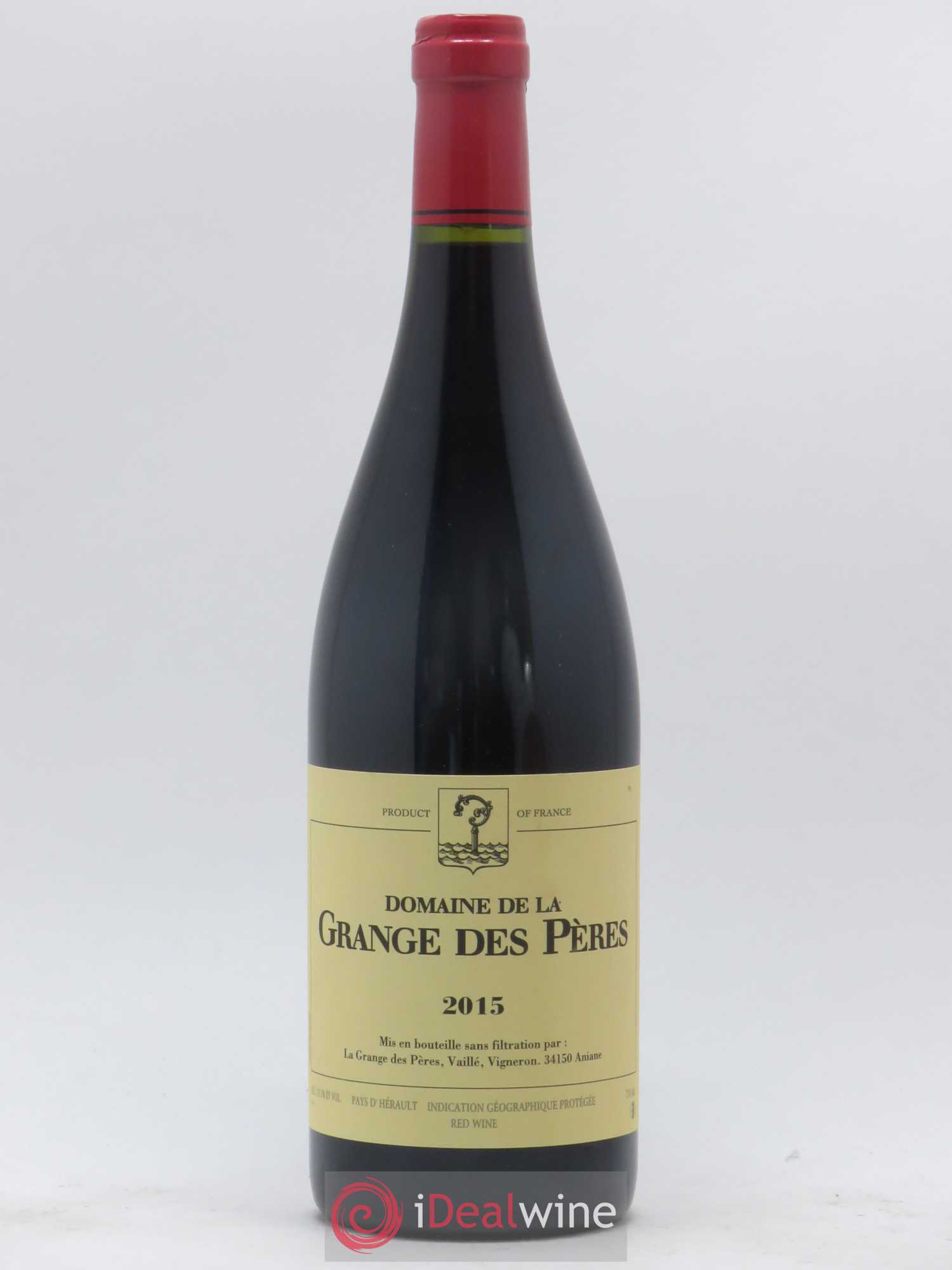 Pays d'Hérault Grange des Pères Laurent Vaillé 2015 - Lot de 1 bouteille - 0