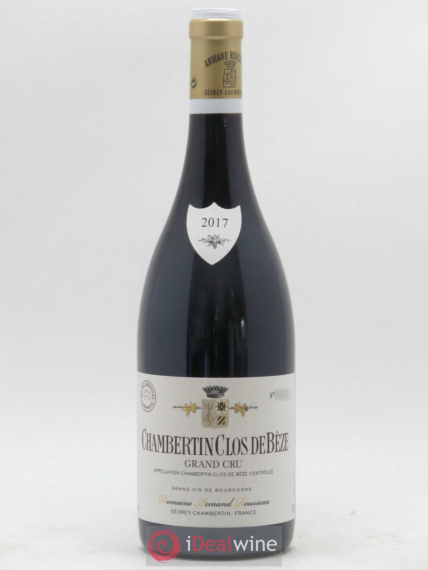 Chambertin Clos de Bèze Grand Cru Armand Rousseau (Domaine) 2017 - Lot de 1 bouteille - 0