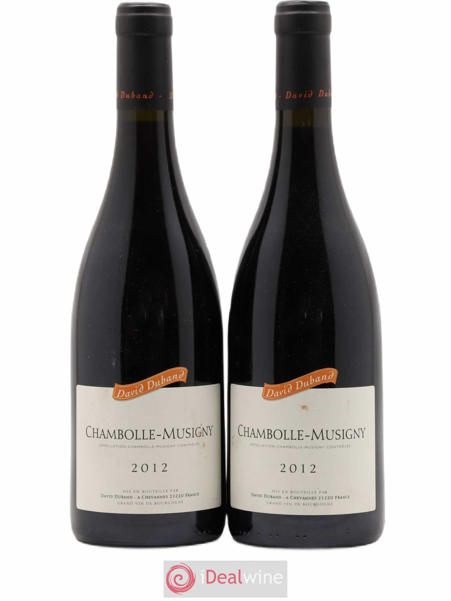 Chambolle-Musigny David Duband (Domaine) 2012 - Lot de 2 bouteilles - 0