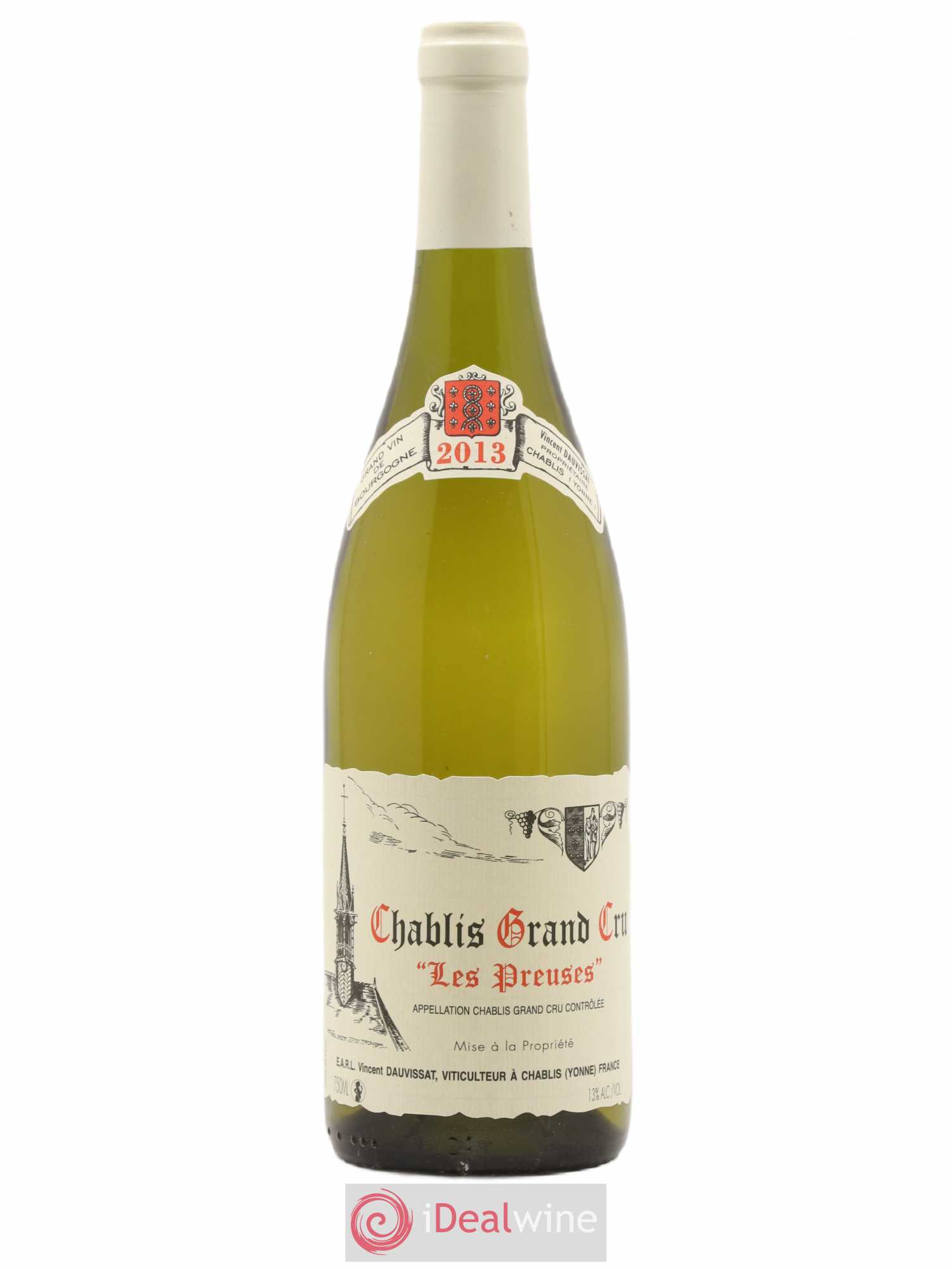 Chablis Grand Cru Les Preuses Vincent Dauvissat (Domaine) 2013 - Lot de 1 bouteille - 0