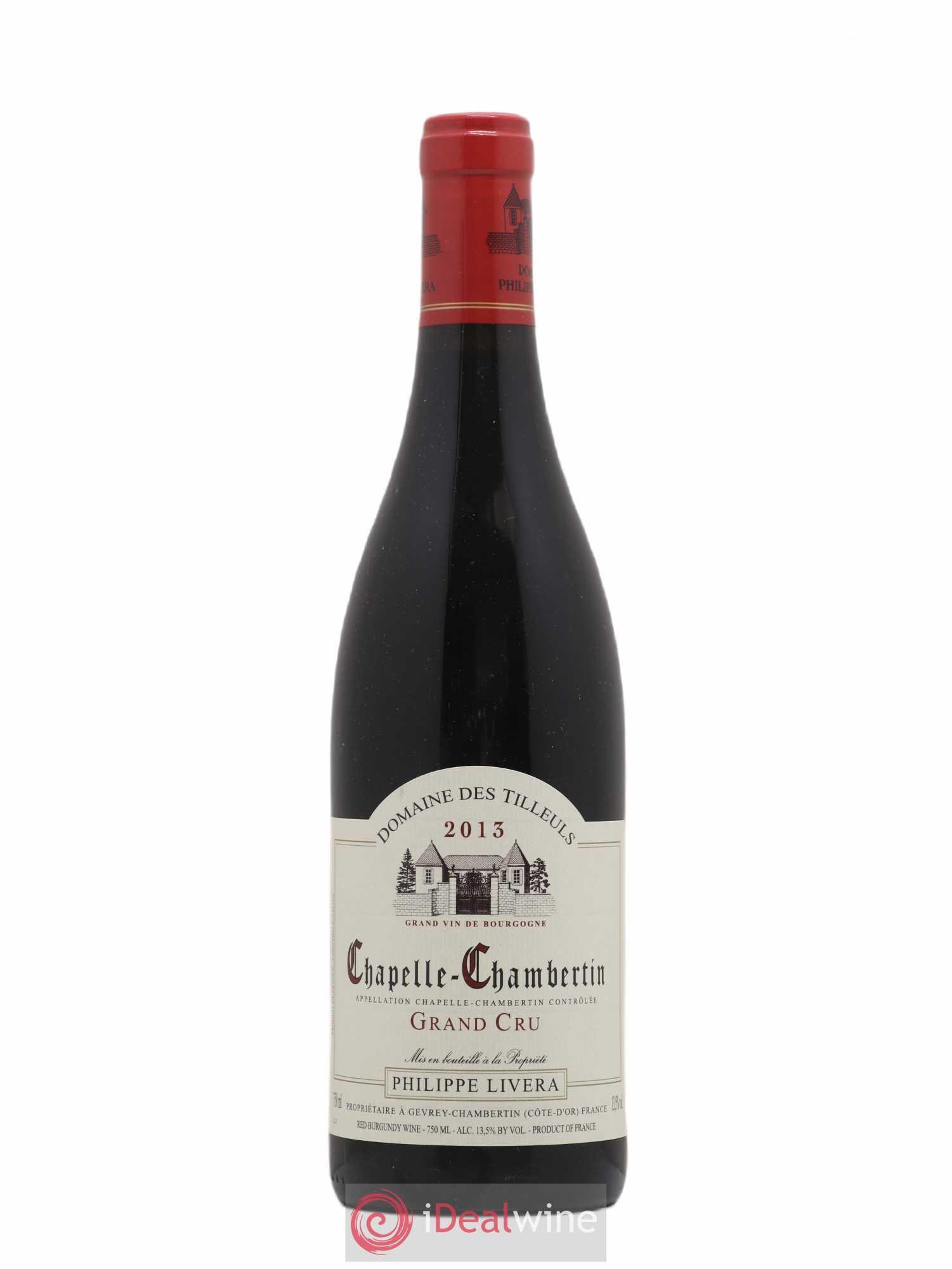 Chapelle-Chambertin Grand Cru Tilleuls (Domaine des) - Philippe Livera 2013 - Lot de 1 bouteille - 0