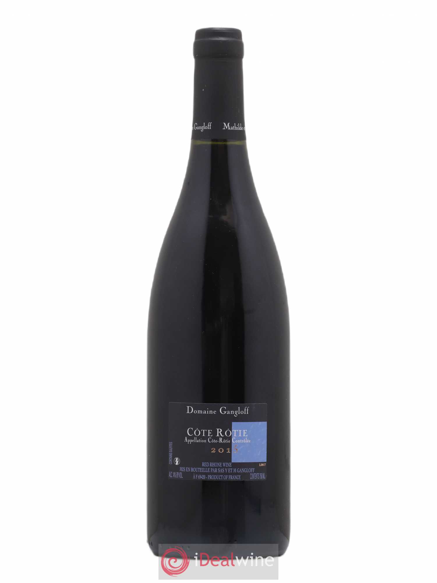 Côte-Rôtie La Barbarine Gangloff (Domaine) 2015 - Lot de 1 bouteille - 1