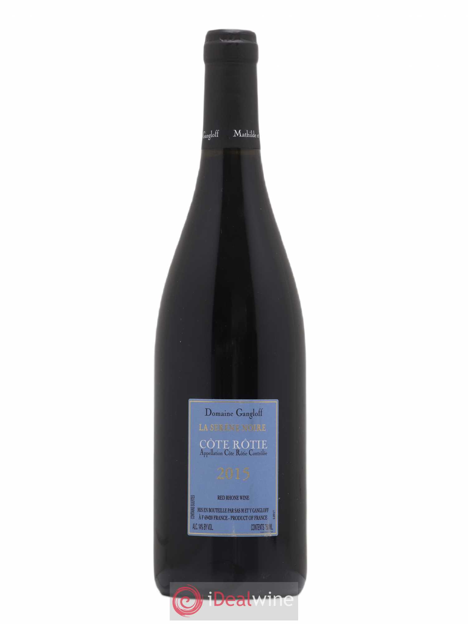 Côte-Rôtie La Sereine Noire Gangloff (Domaine) 2015 - Lot de 1 bouteille - 1